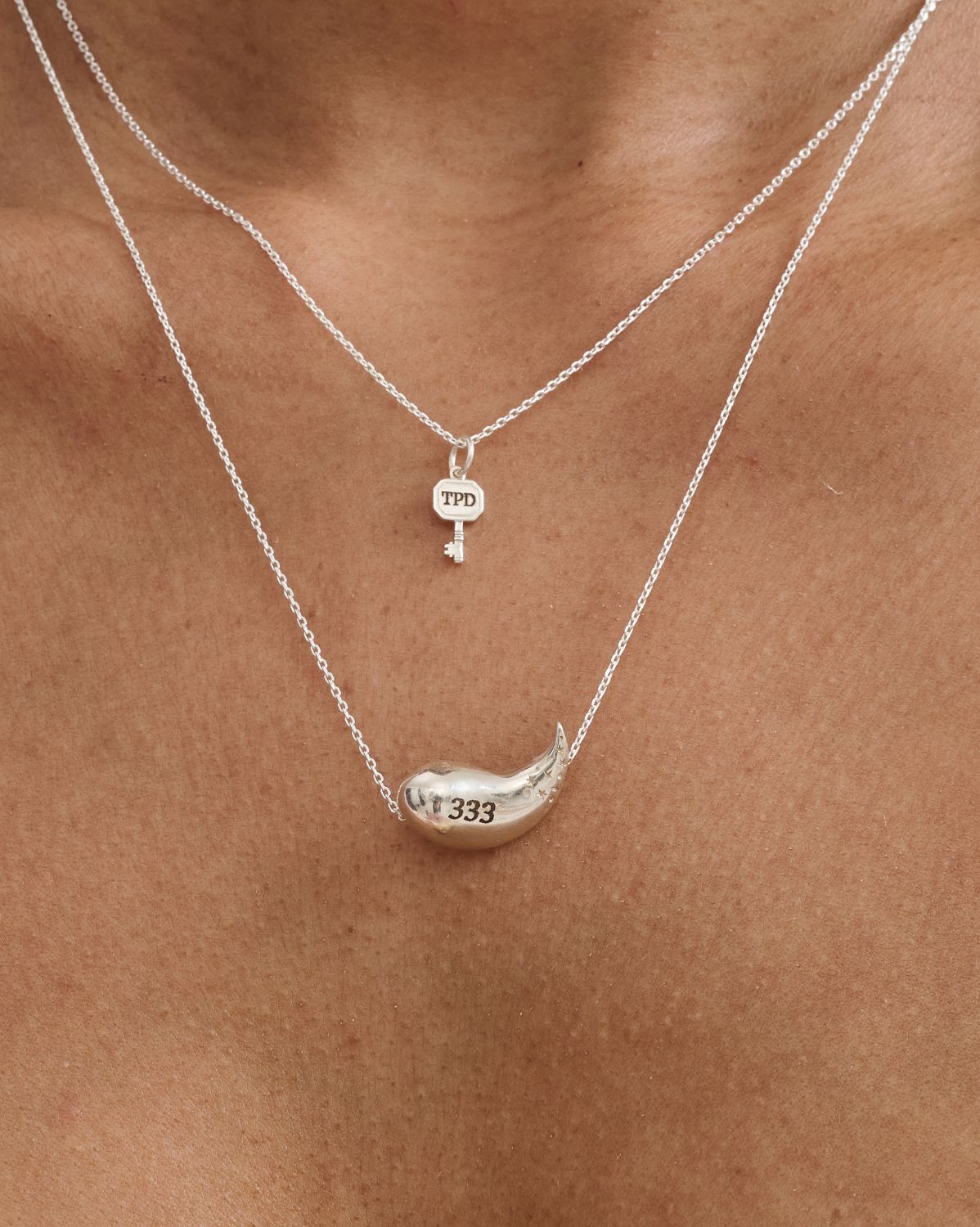 Inyo Engravable Necklace - Sterling Silver