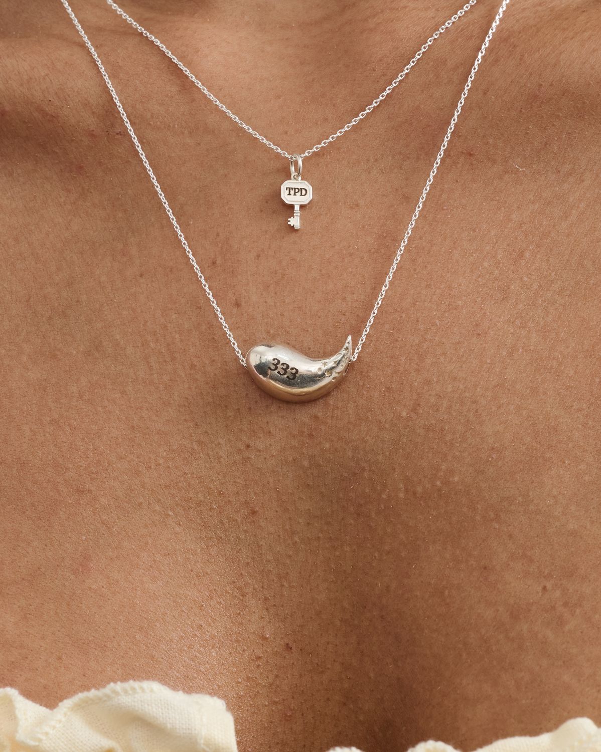 Inyo Engravable Necklace - Sterling Silver