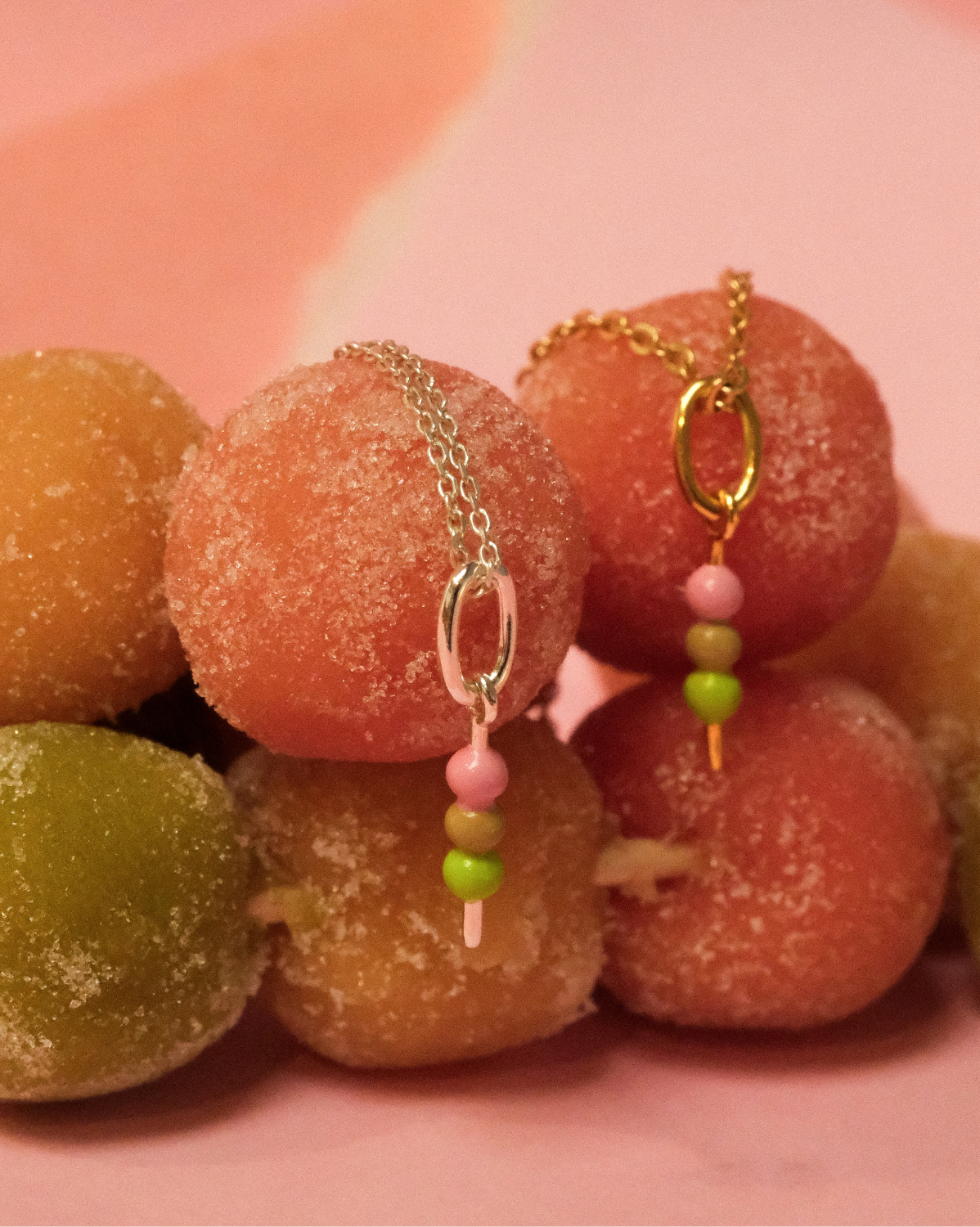 Solid Gold Dango Charm