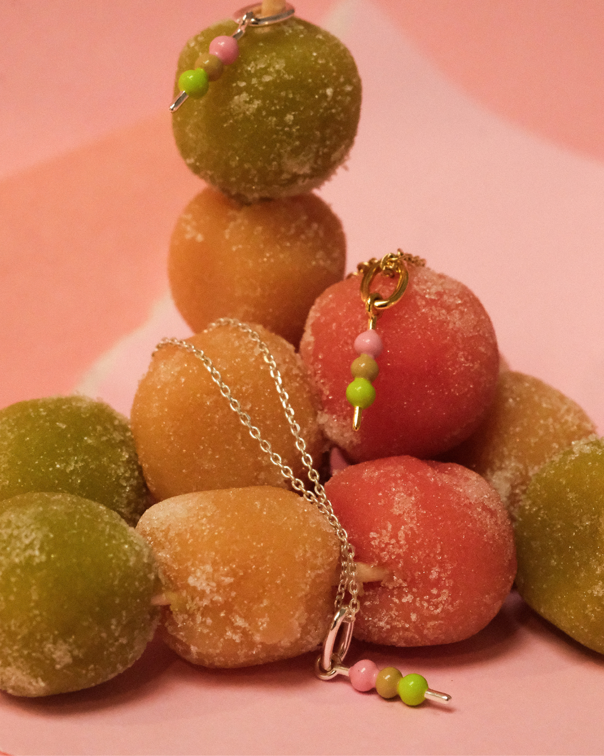 Solid Gold Dango Charm