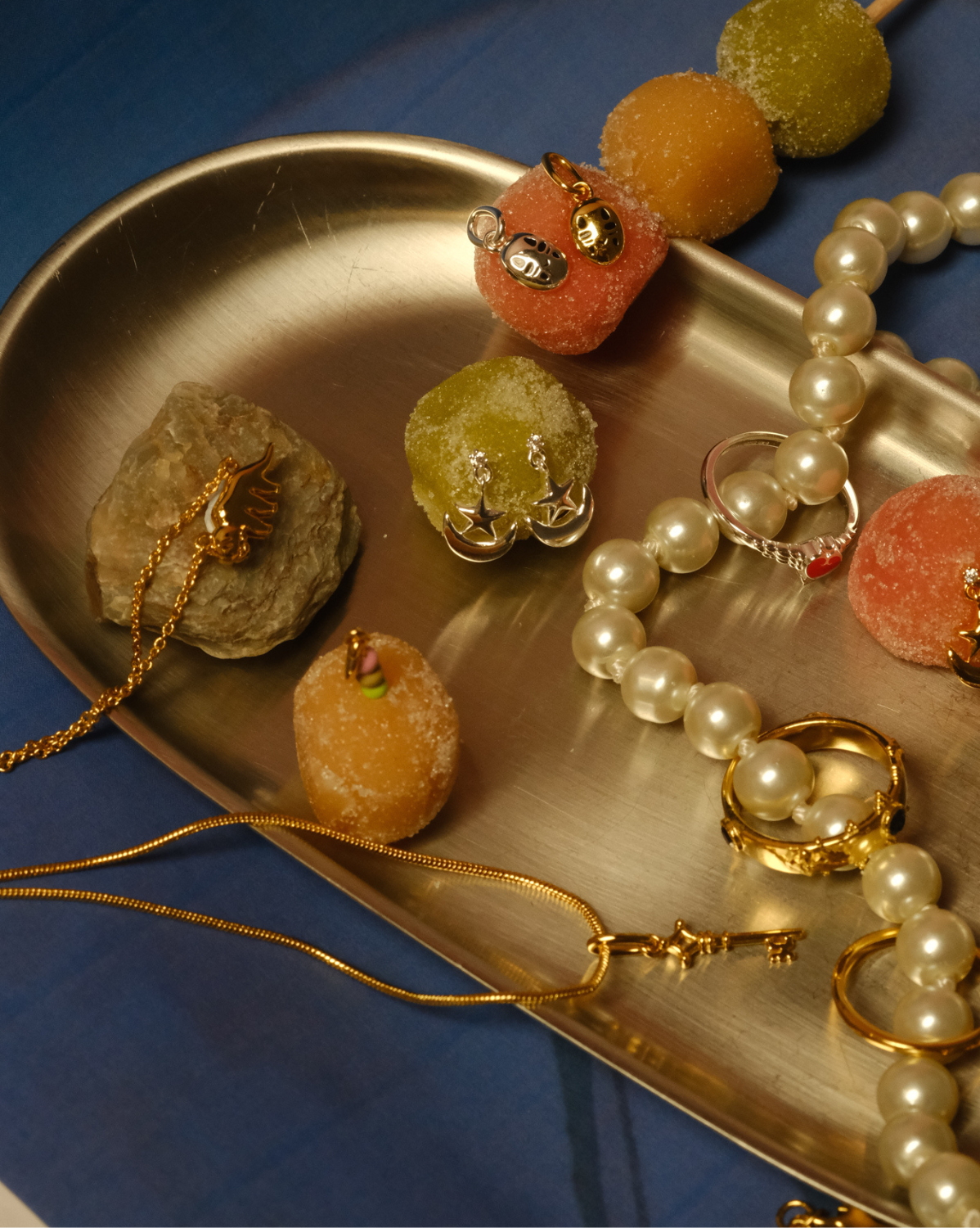 Solid Gold Dango Charm
