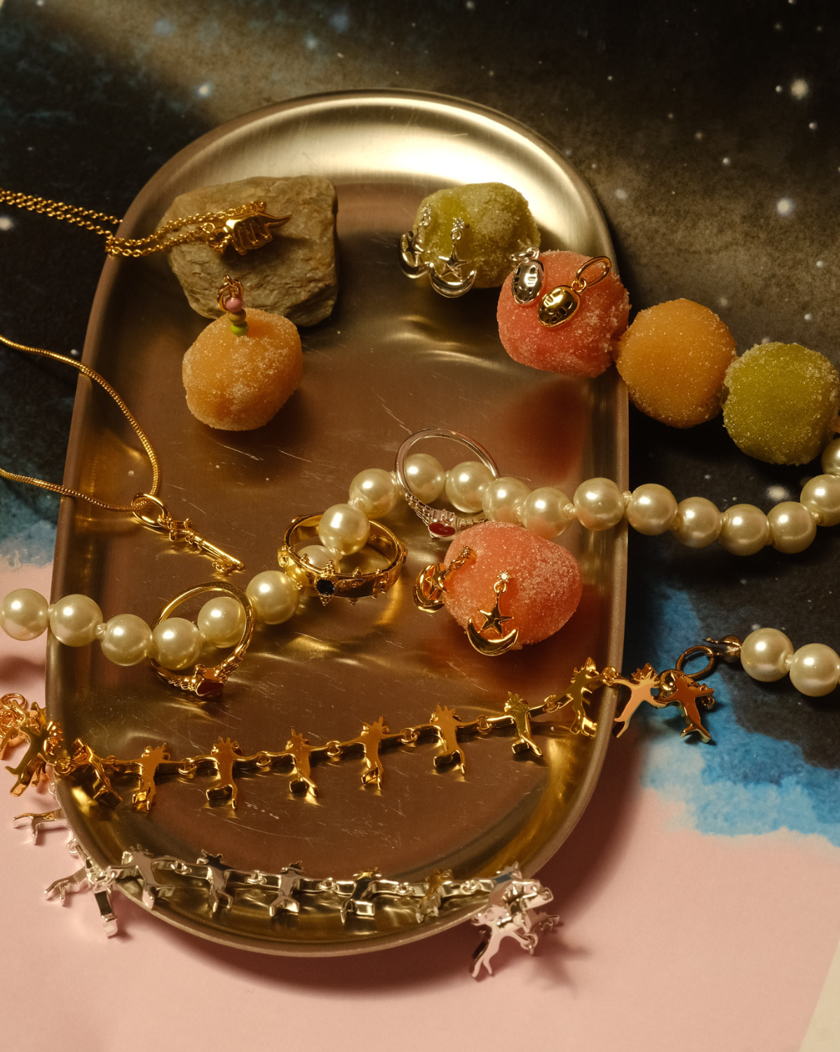 Solid Gold Dango Charm