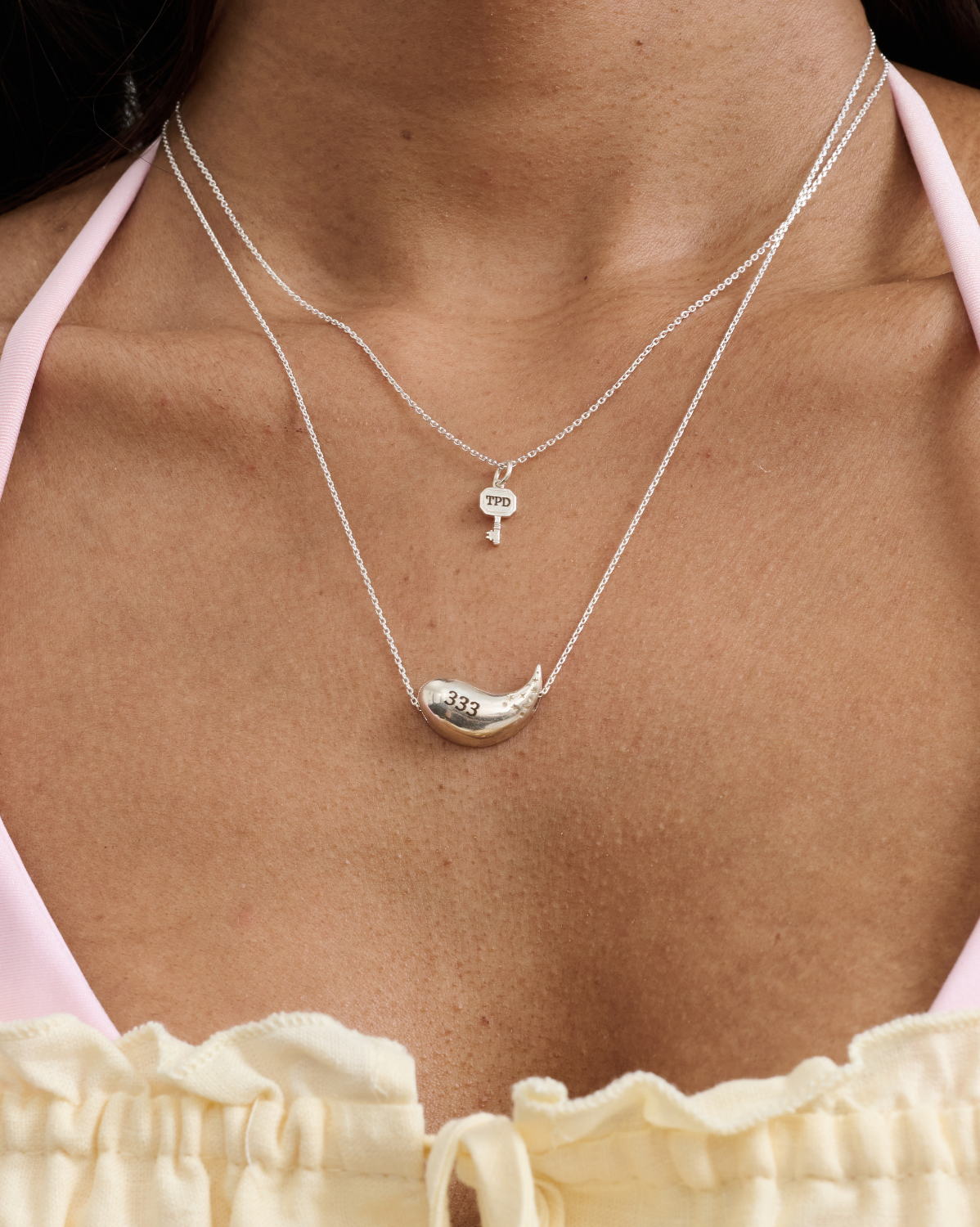 Inyo Engravable Necklace - Sterling Silver