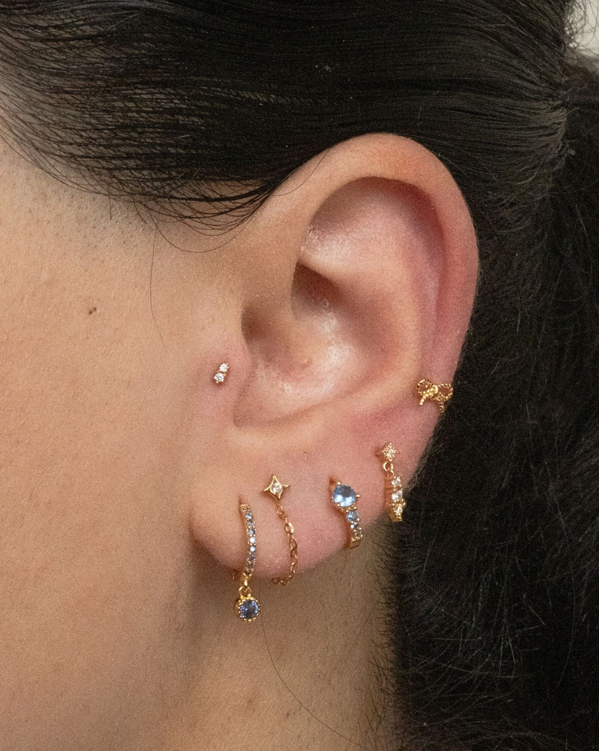 Rope Bow Piercing Stud