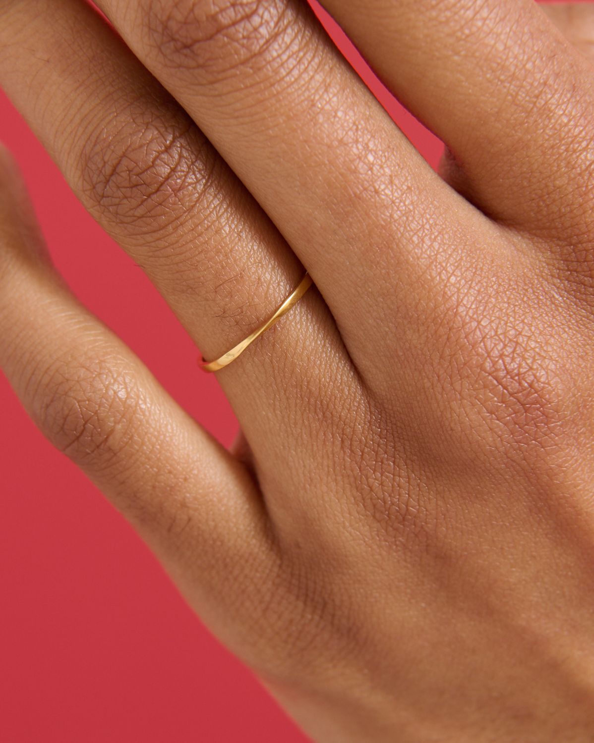Solid Gold Sloane Twist Ring