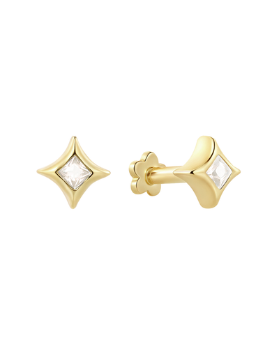 14K Solid Gold Sparkle Piercings (Pair)
