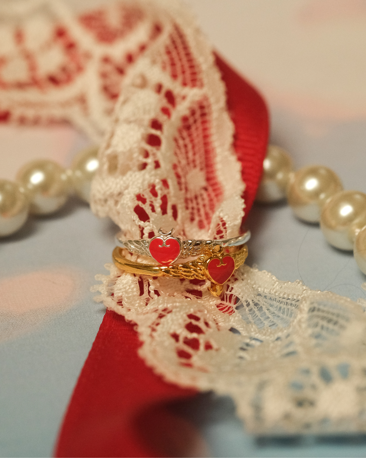 Solid Gold Guardian’s Heart Ring