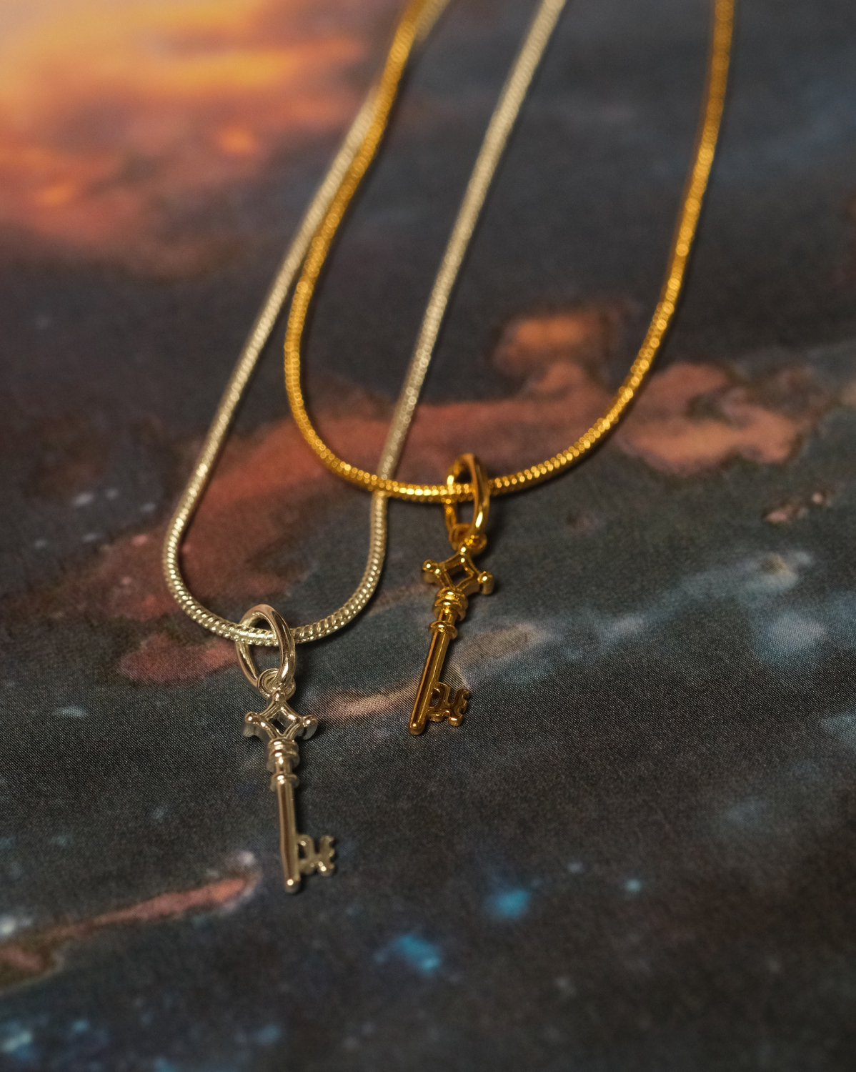 Solid Gold Eren’s Key Necklace
