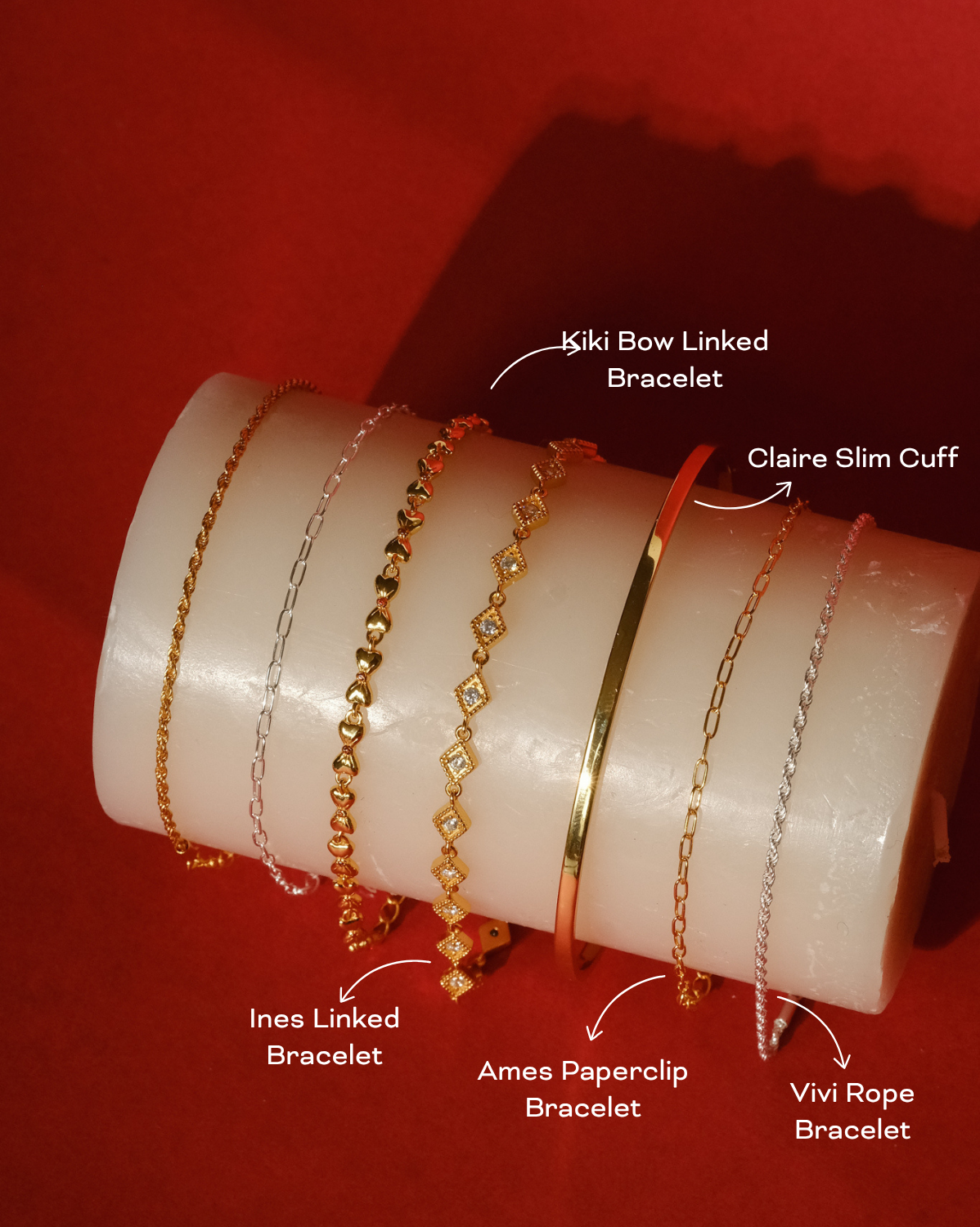 Ames Paperclip Bracelet - Sterling Silver