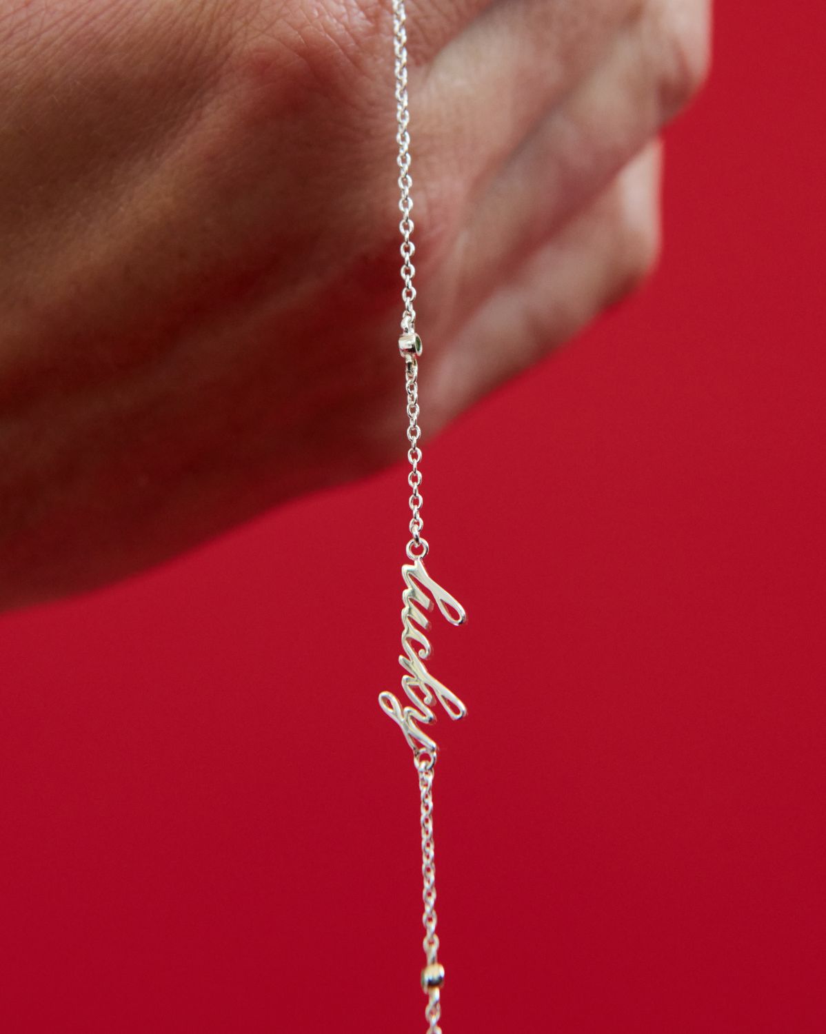 Lucky Girl Necklace - Sterling Silver