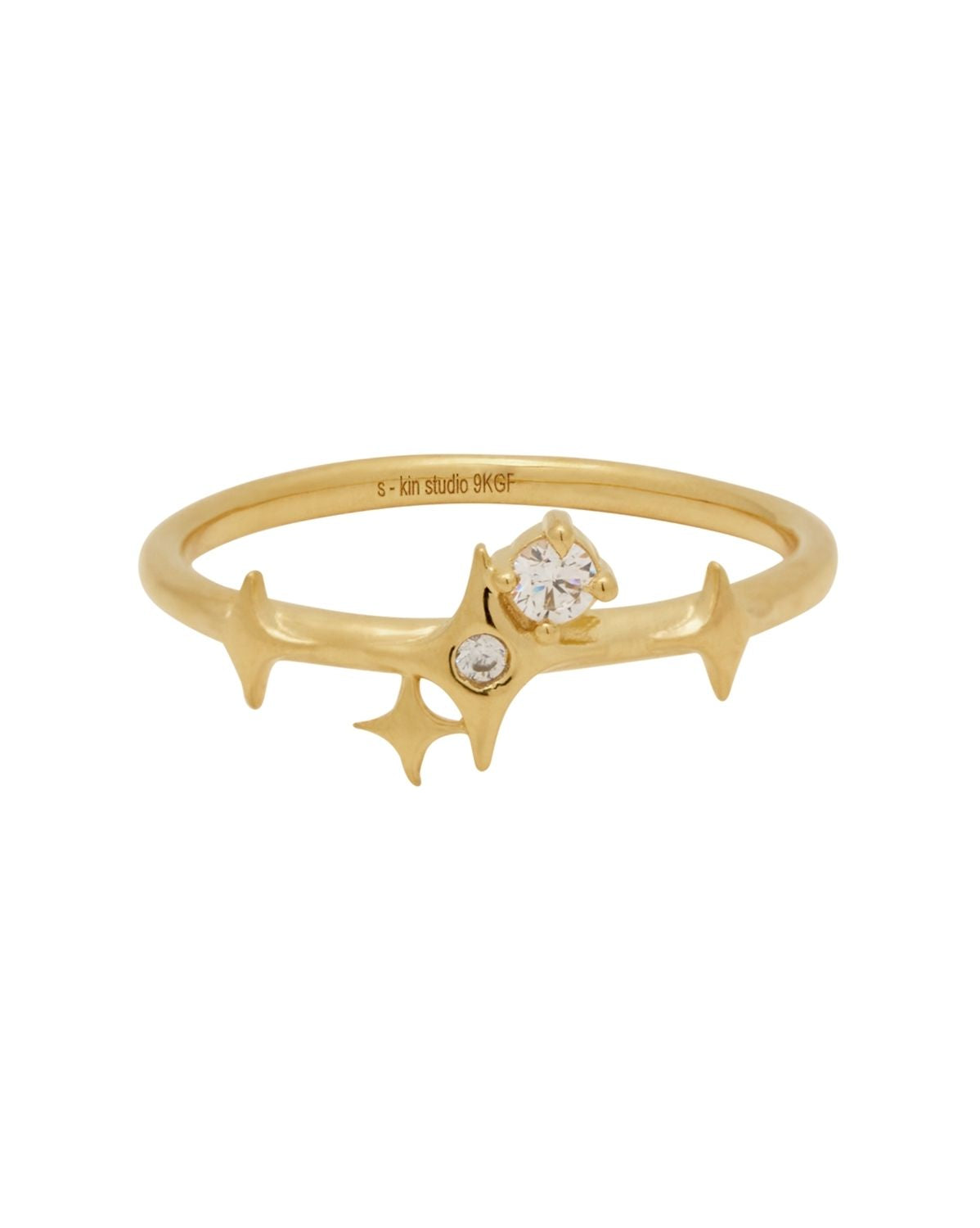 Solid Gold Elira Sparkle Ring