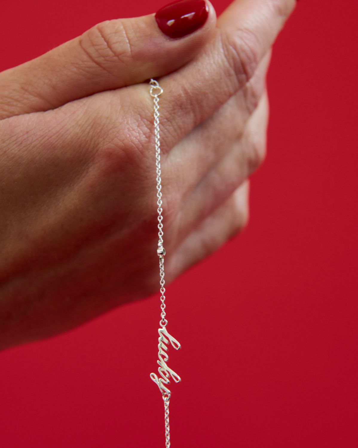 Lucky Girl Necklace - Sterling Silver