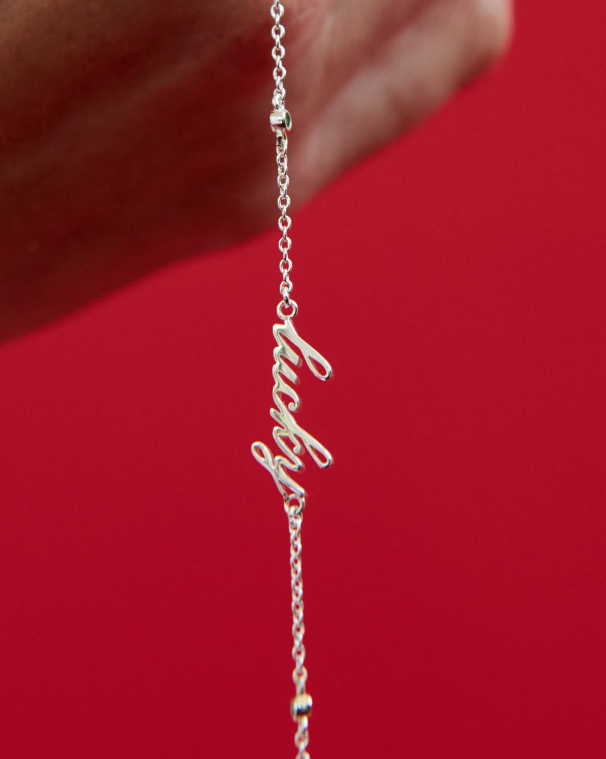 Lucky Girl Necklace - Sterling Silver