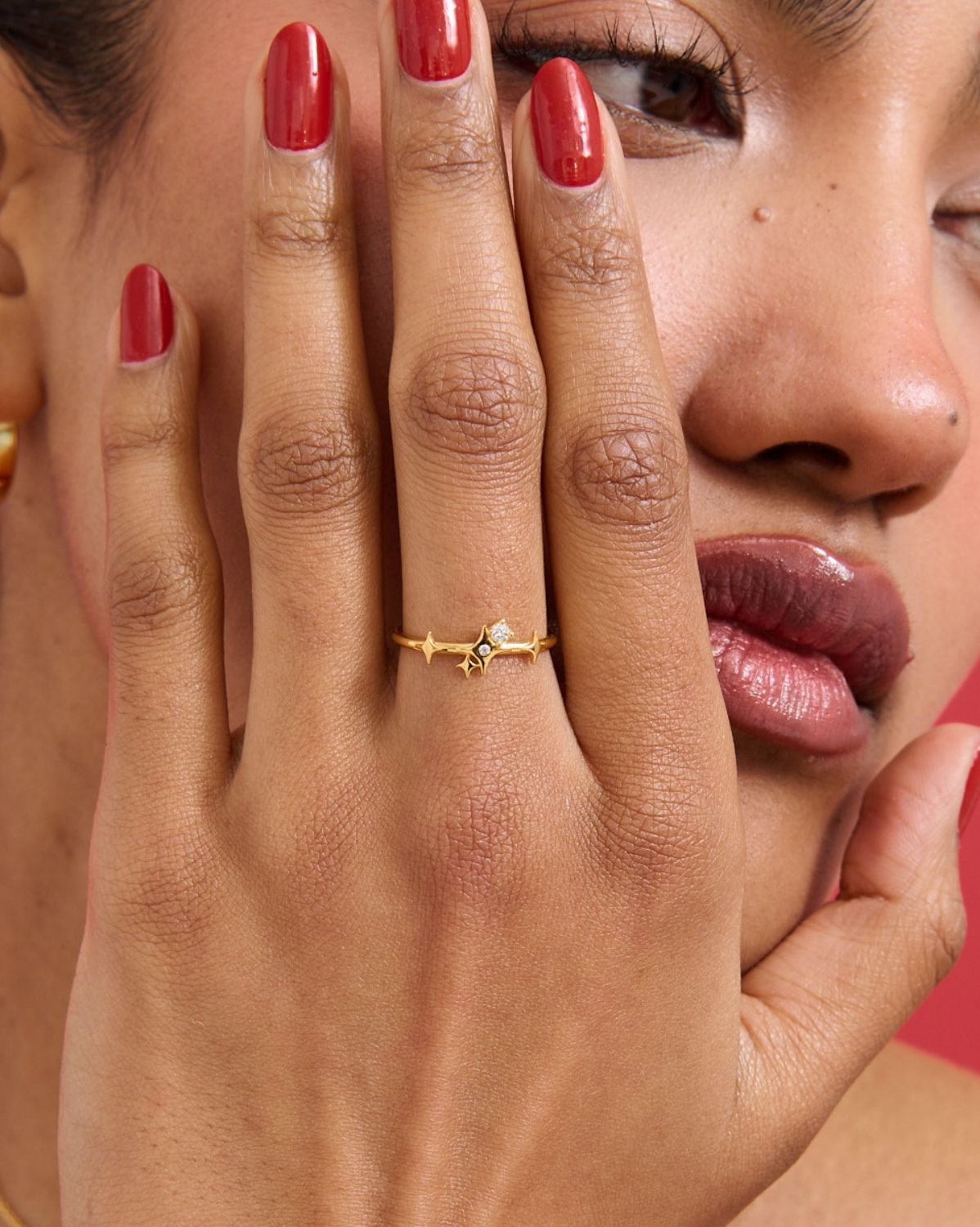 Solid Gold Elira Sparkle Ring