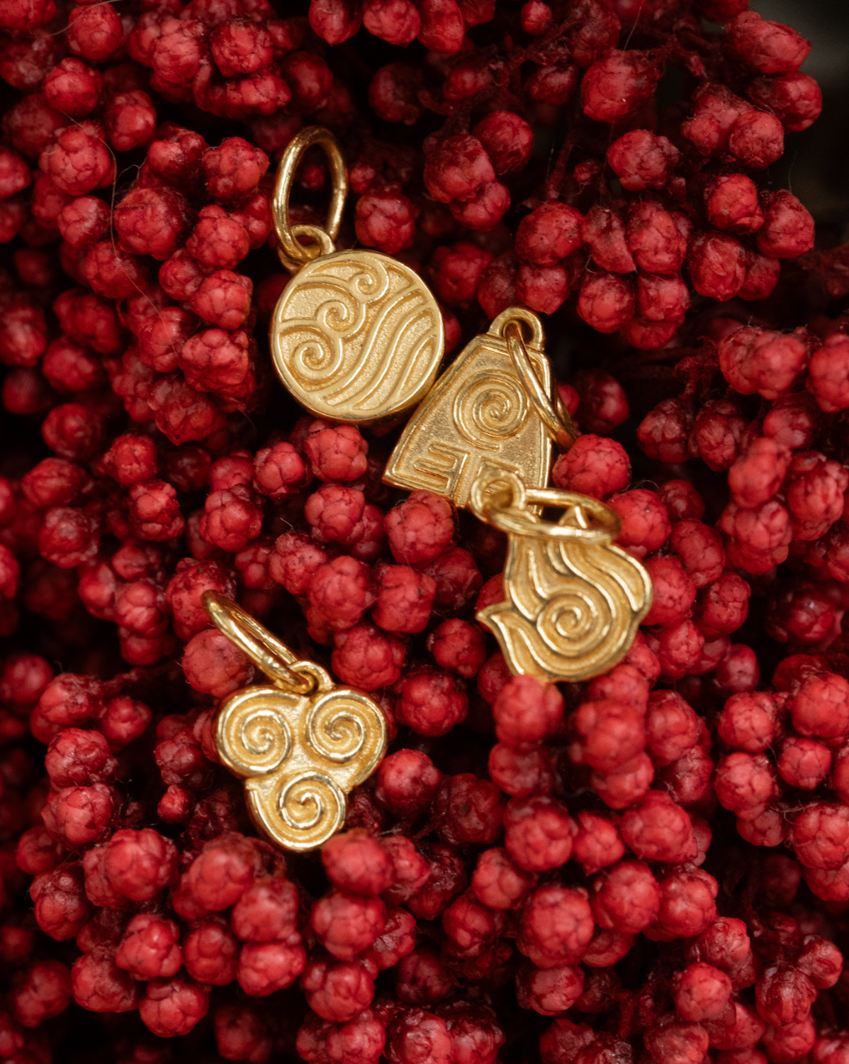Solid Gold Firebender Charm