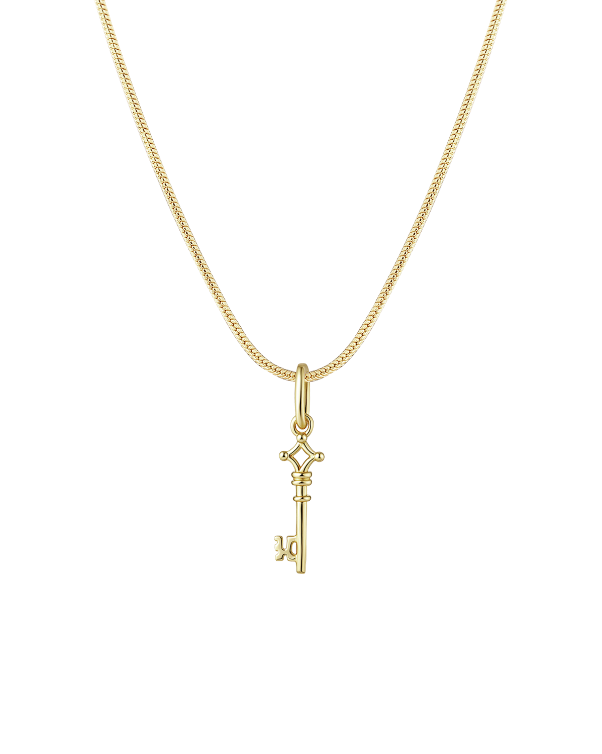 Solid Gold Eren’s Key Necklace