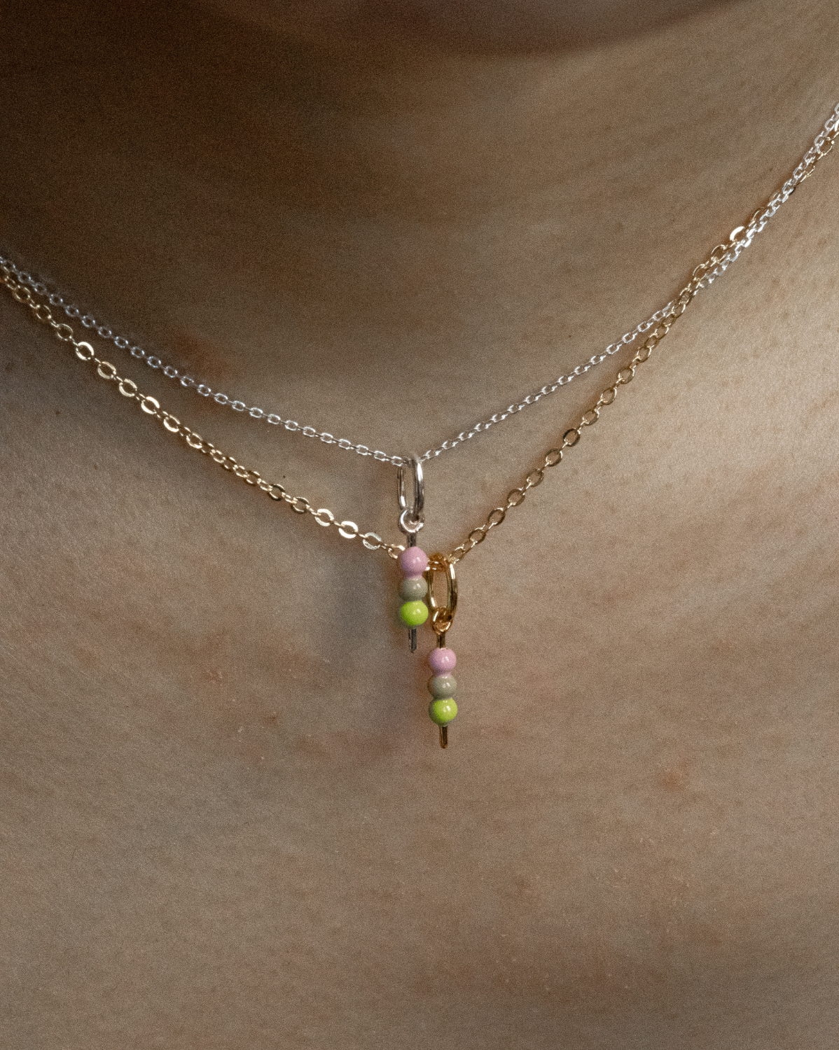 Solid Gold Dango Charm