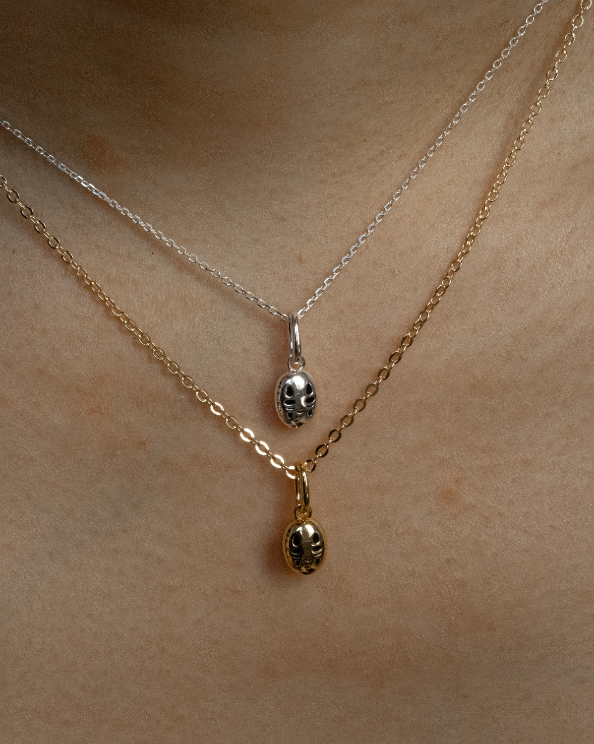 Solid Gold No Face Charm
