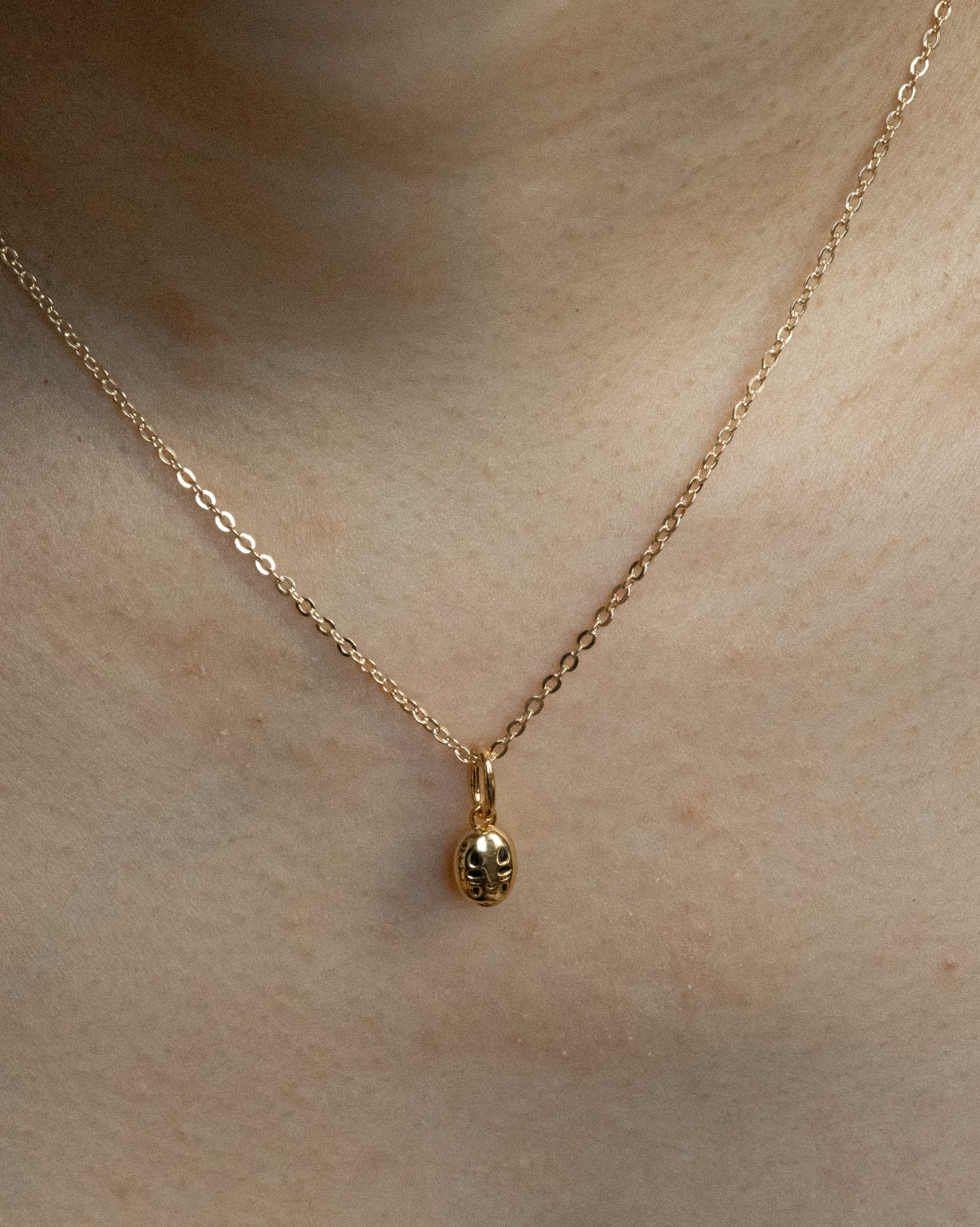 Solid Gold No Face Charm