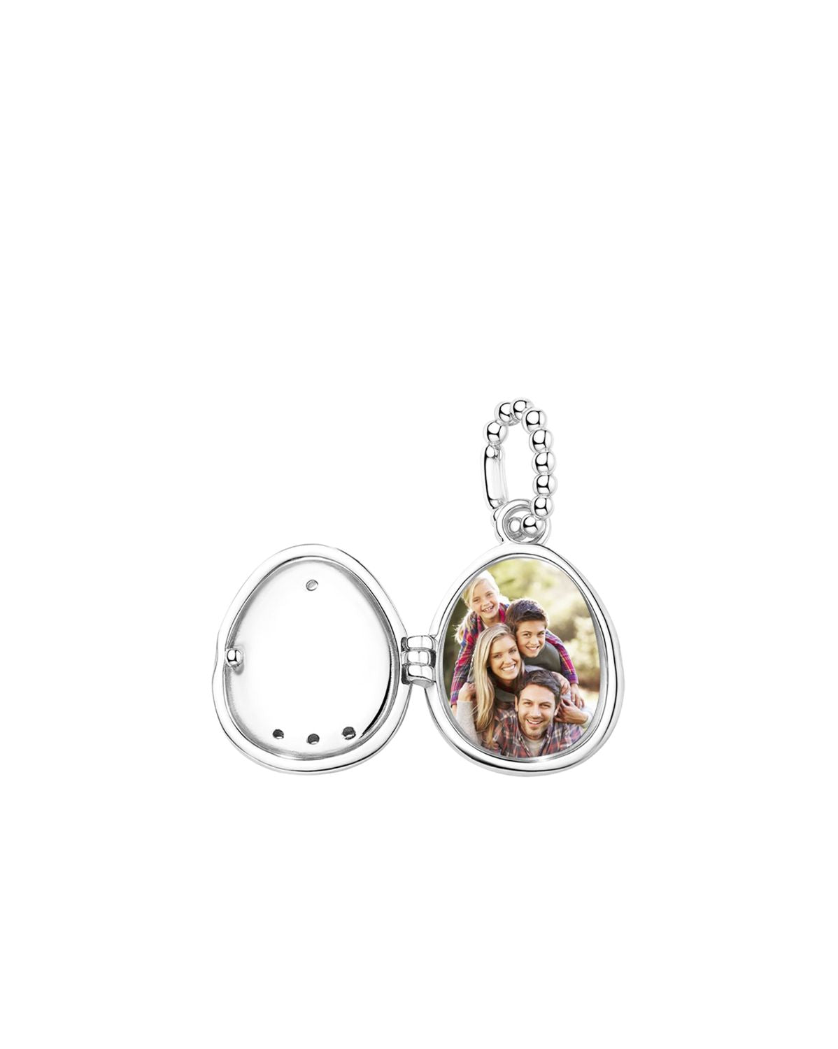 PRE-ORDER Pixel Engravable Tamagotchi Locket Necklace - Sterling Silver