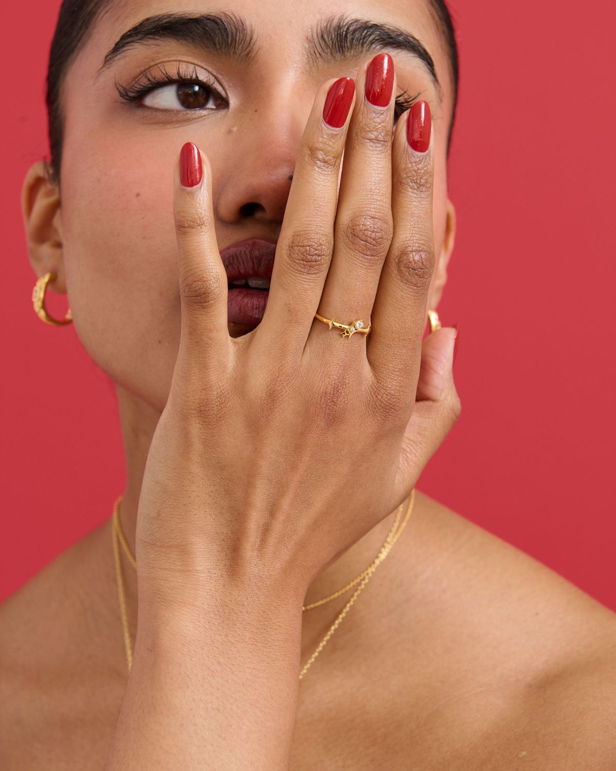 Solid Gold Elira Sparkle Ring