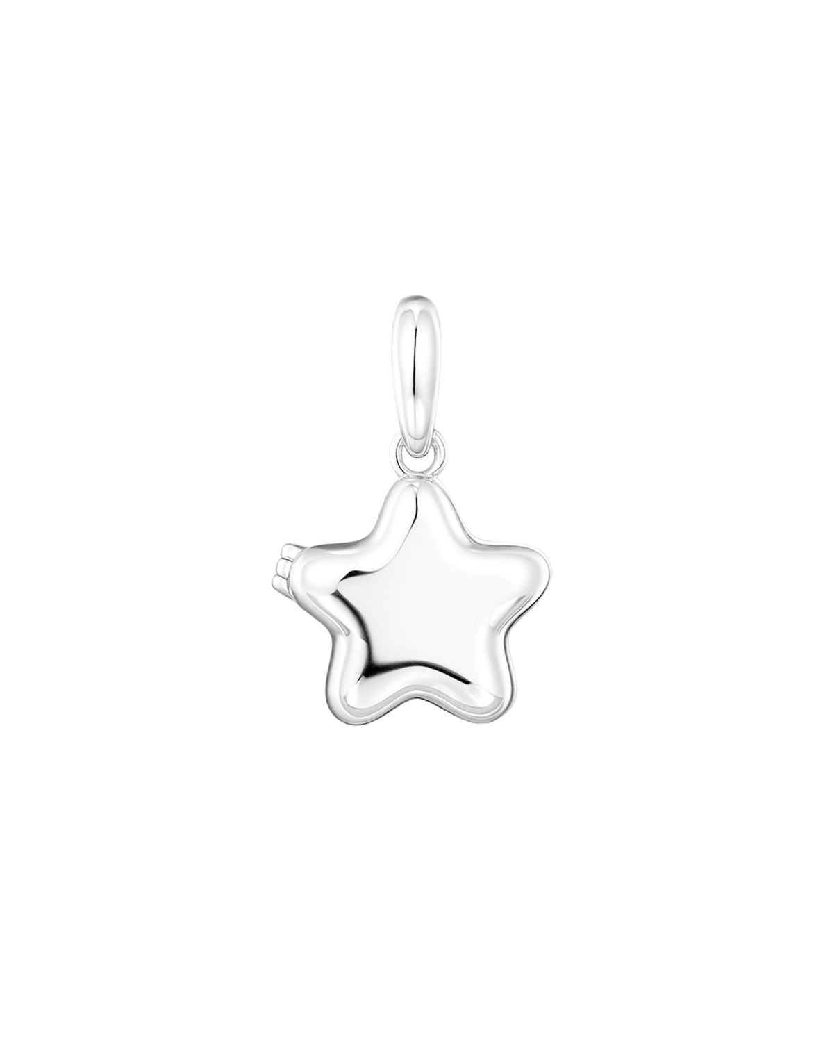 Polly’s Star Engravable Locket Necklace - Sterling Silver