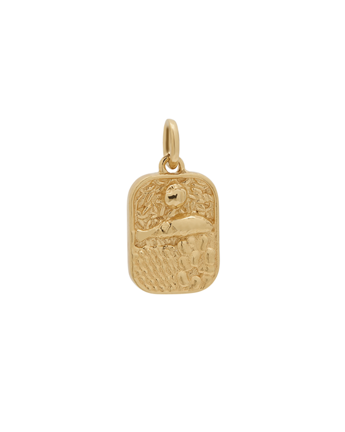 Solid Gold Mei’s Bento Box Pendant