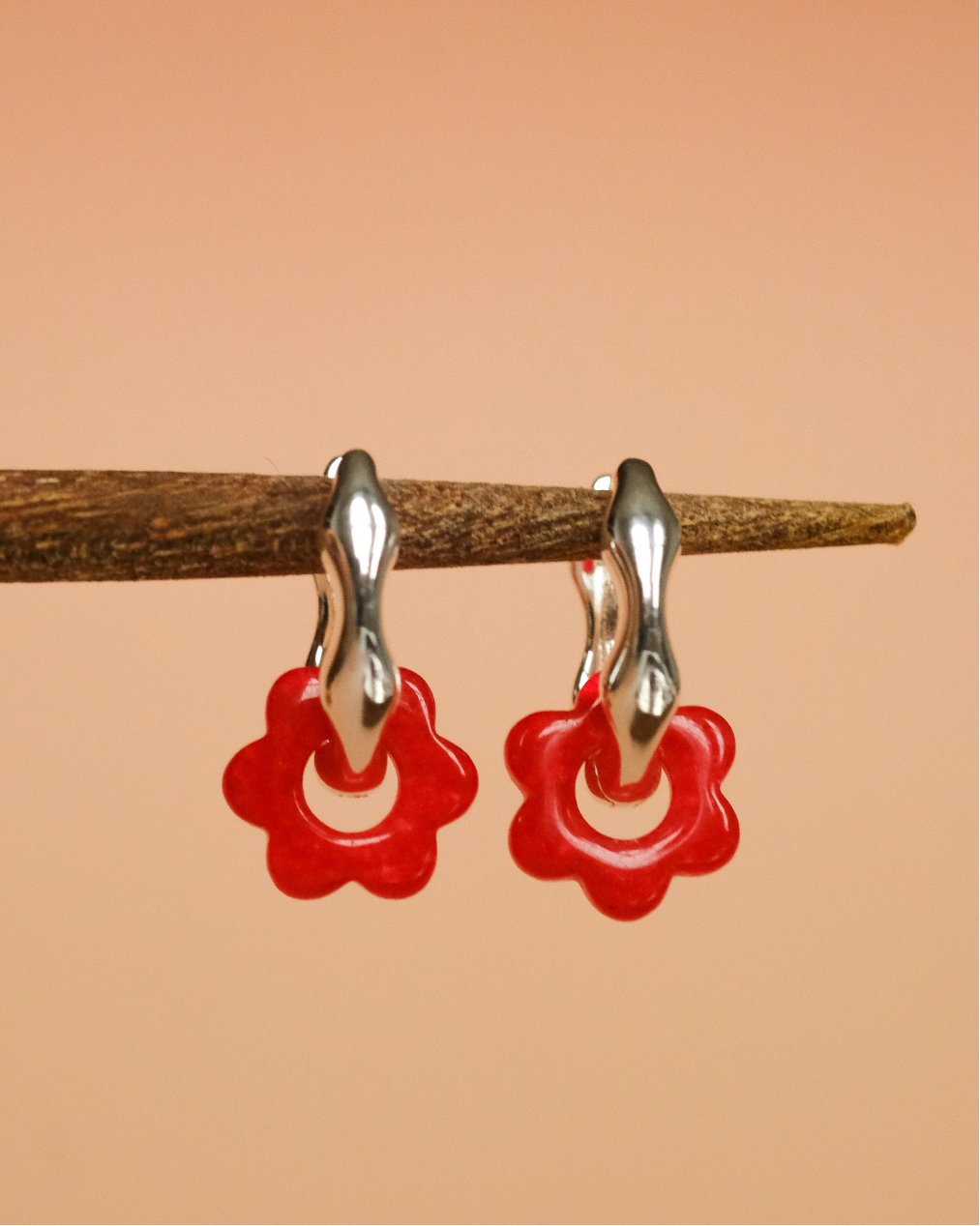 Rina Hoops - Sterling Silver