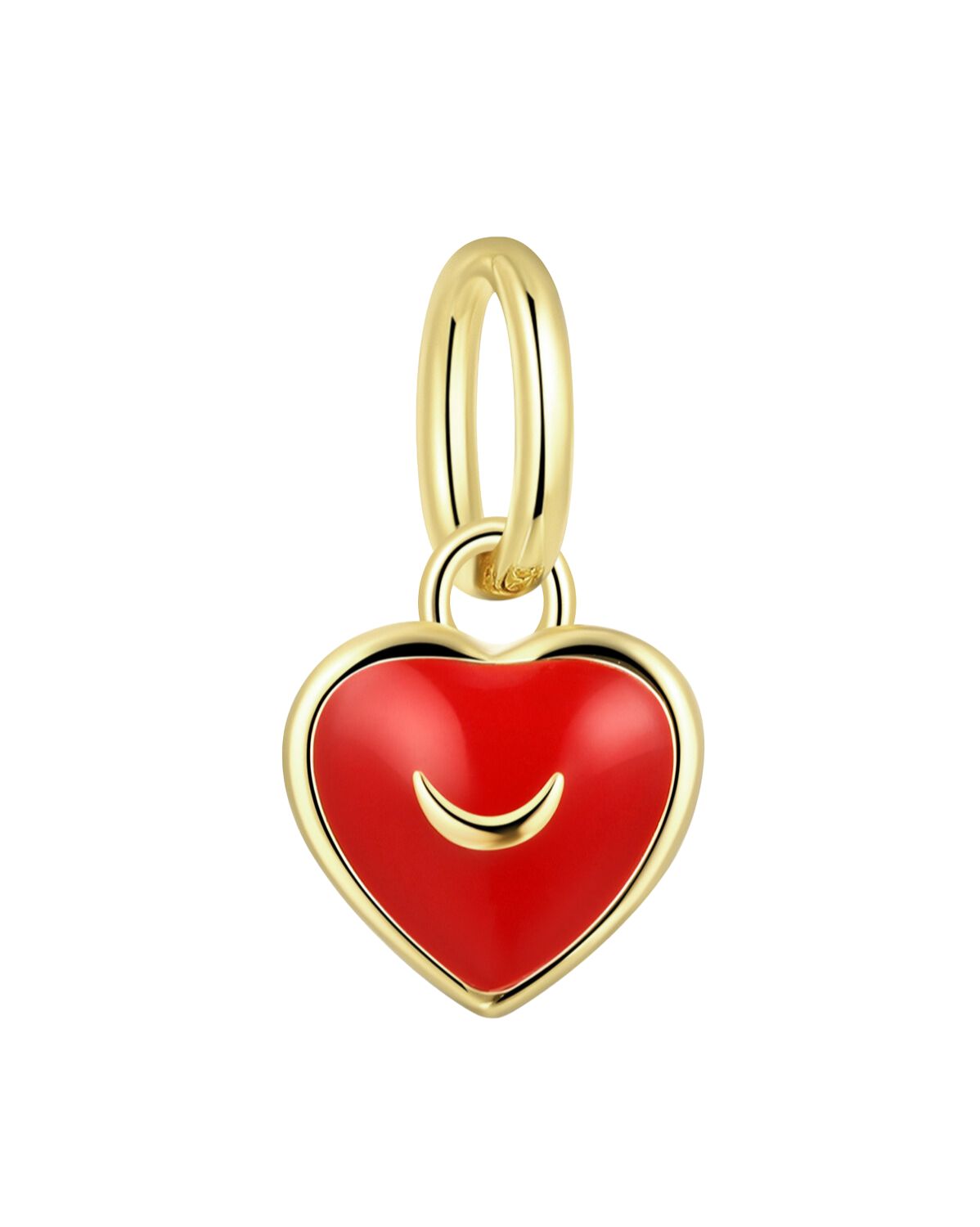 Solid Gold Sailor Moon Heart Charm