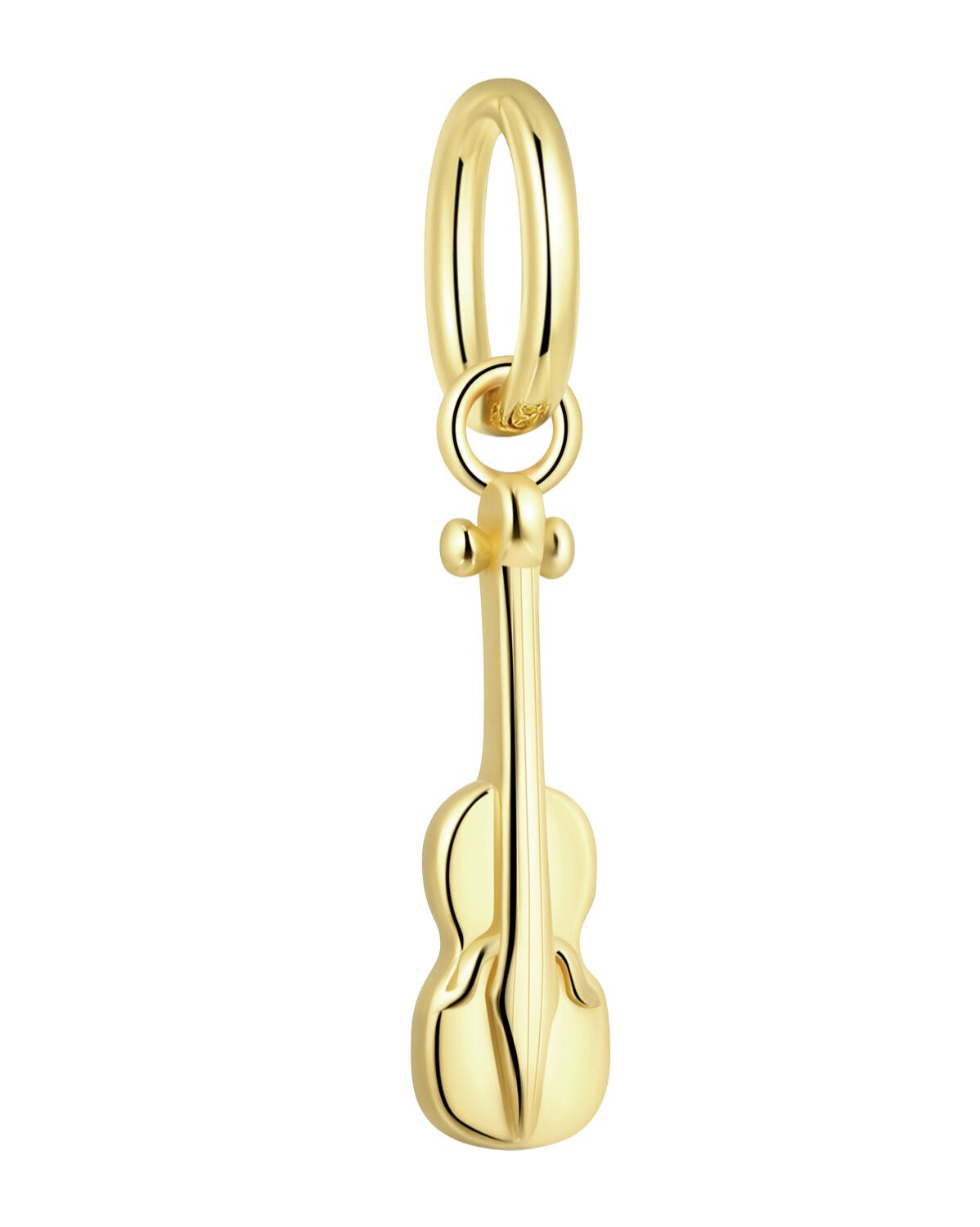 Solid Gold Violin Charm