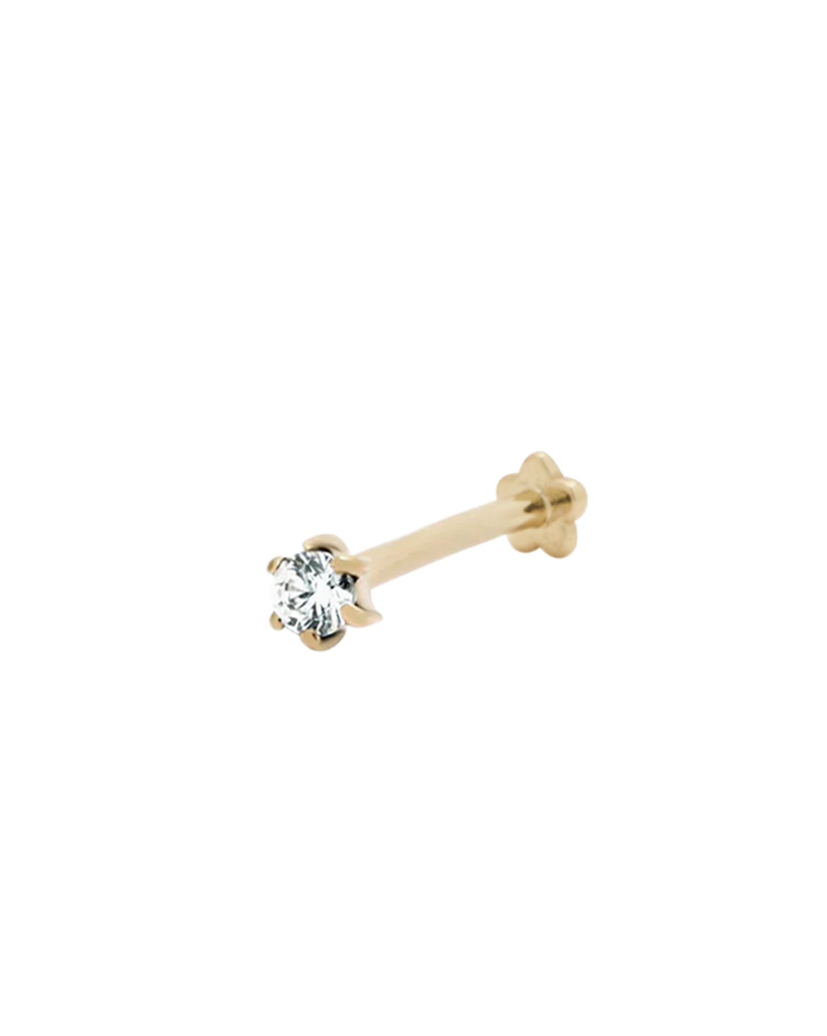 14K Solid Gold Byeol Piercing Stud