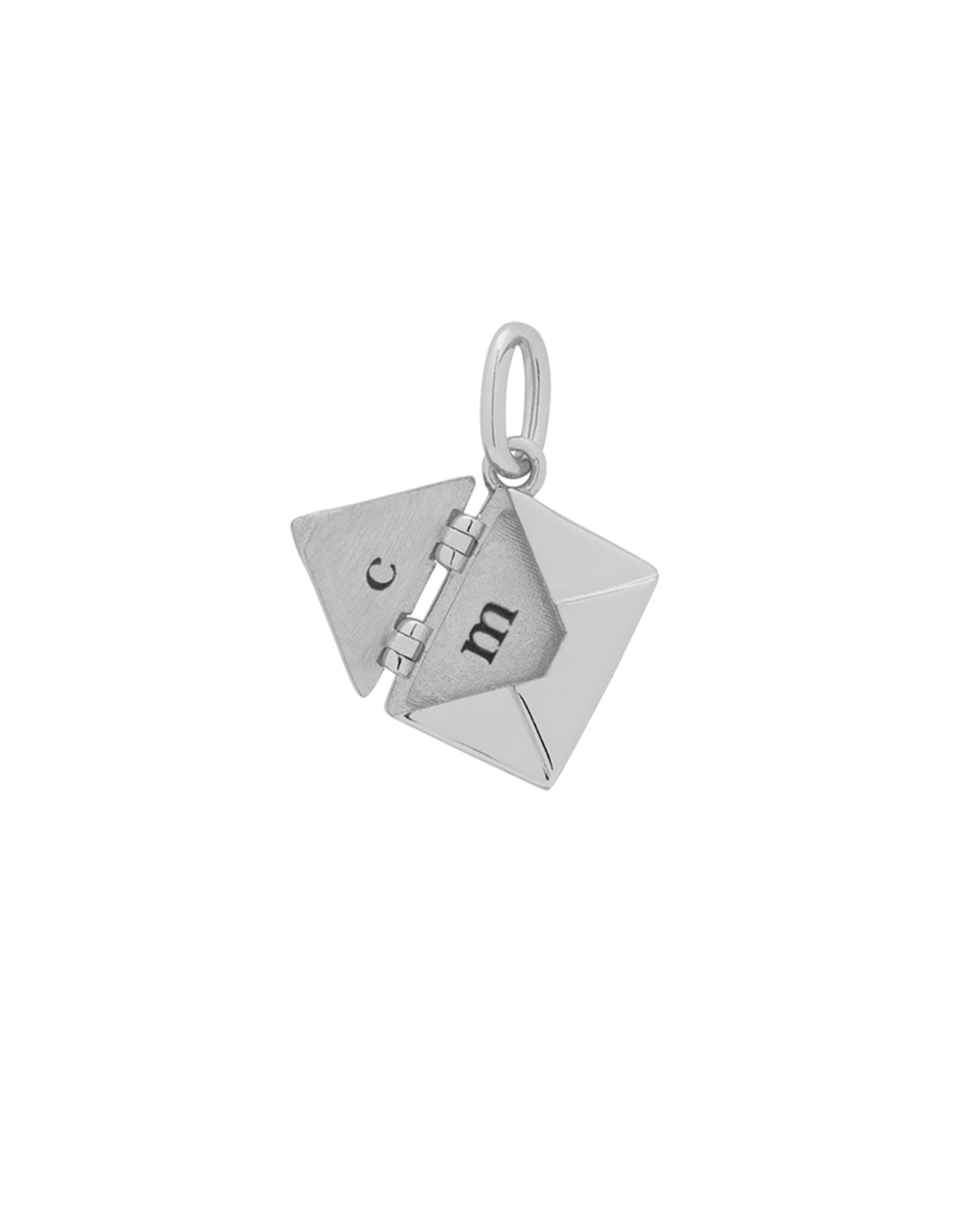 Love Letter Engraved Pendant - Sterling Silver