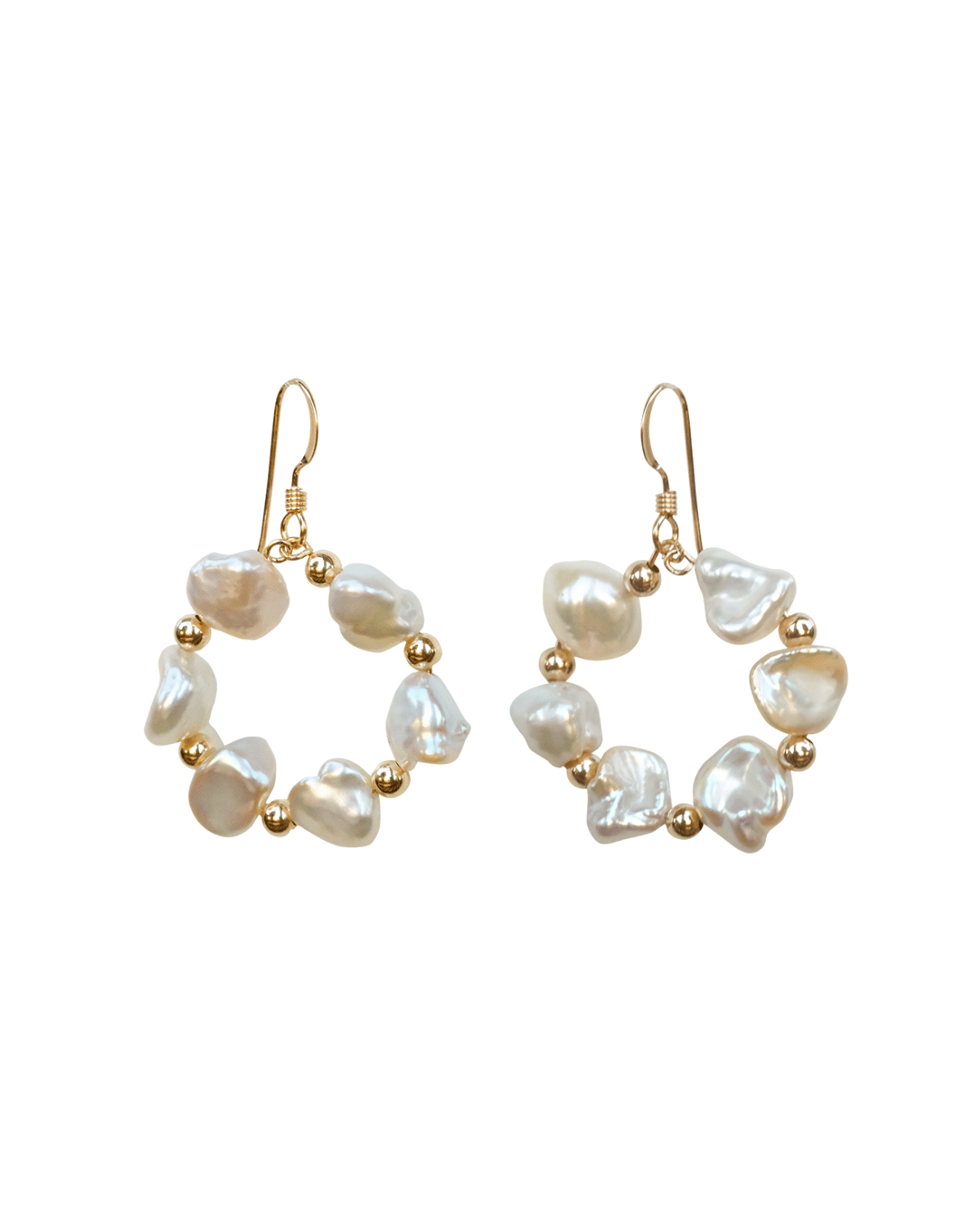 Daisy Pearl Earrings – S-kin Studio Jewelry