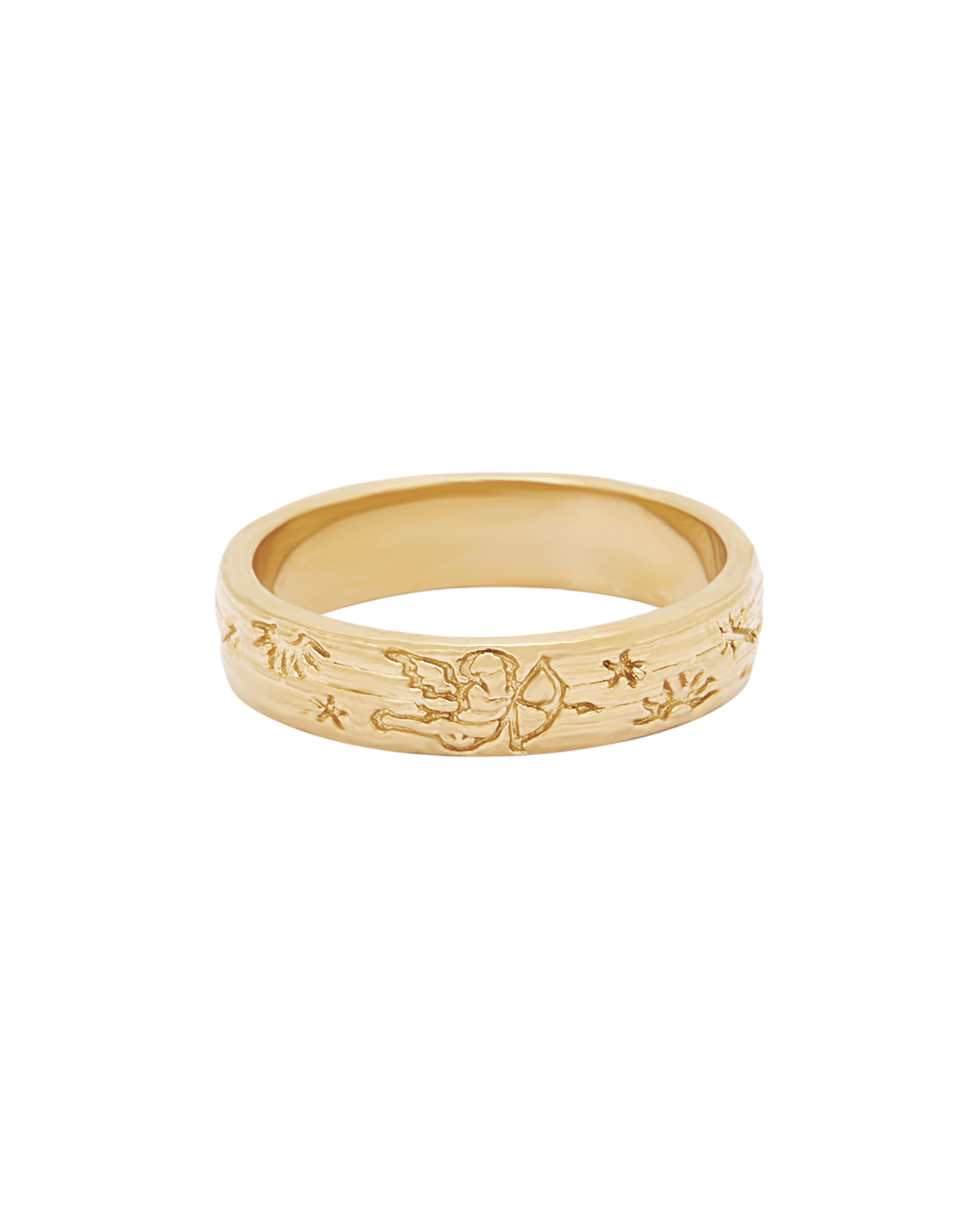 14/20 Gold Filled V Design Band Ring | Thin Band V Ring | Delicate Band Ring