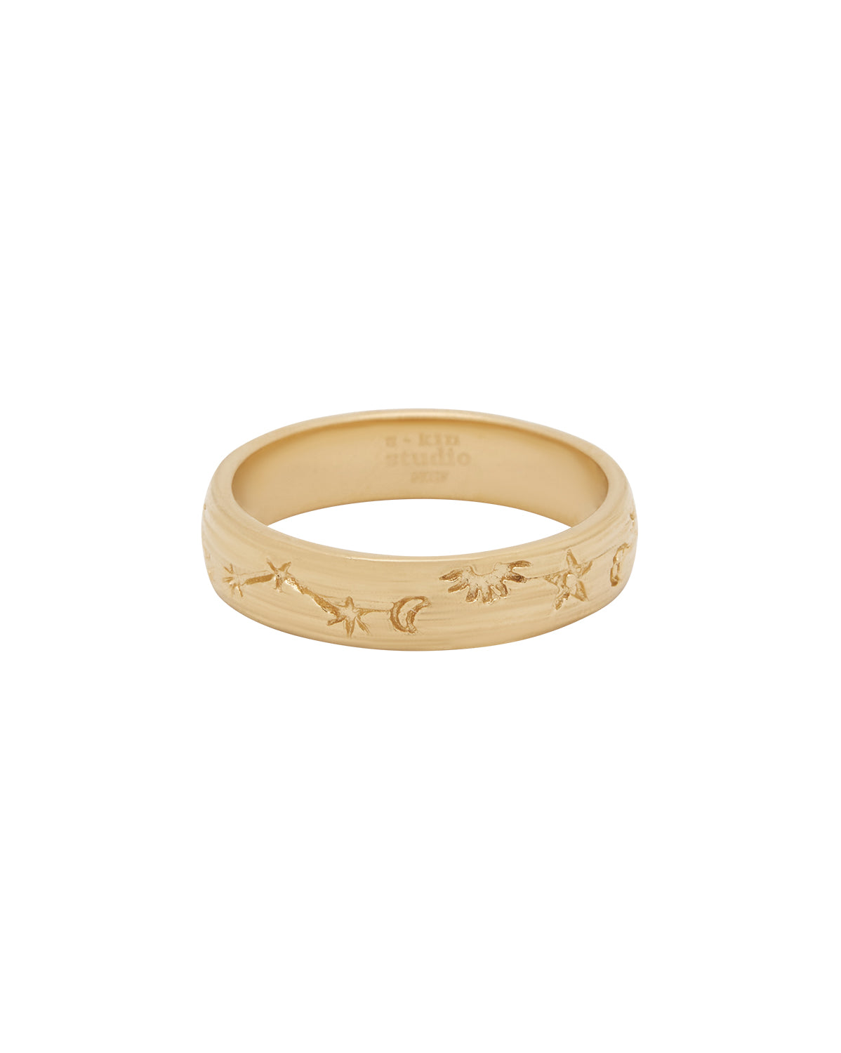 Solid Gold Dante Ring