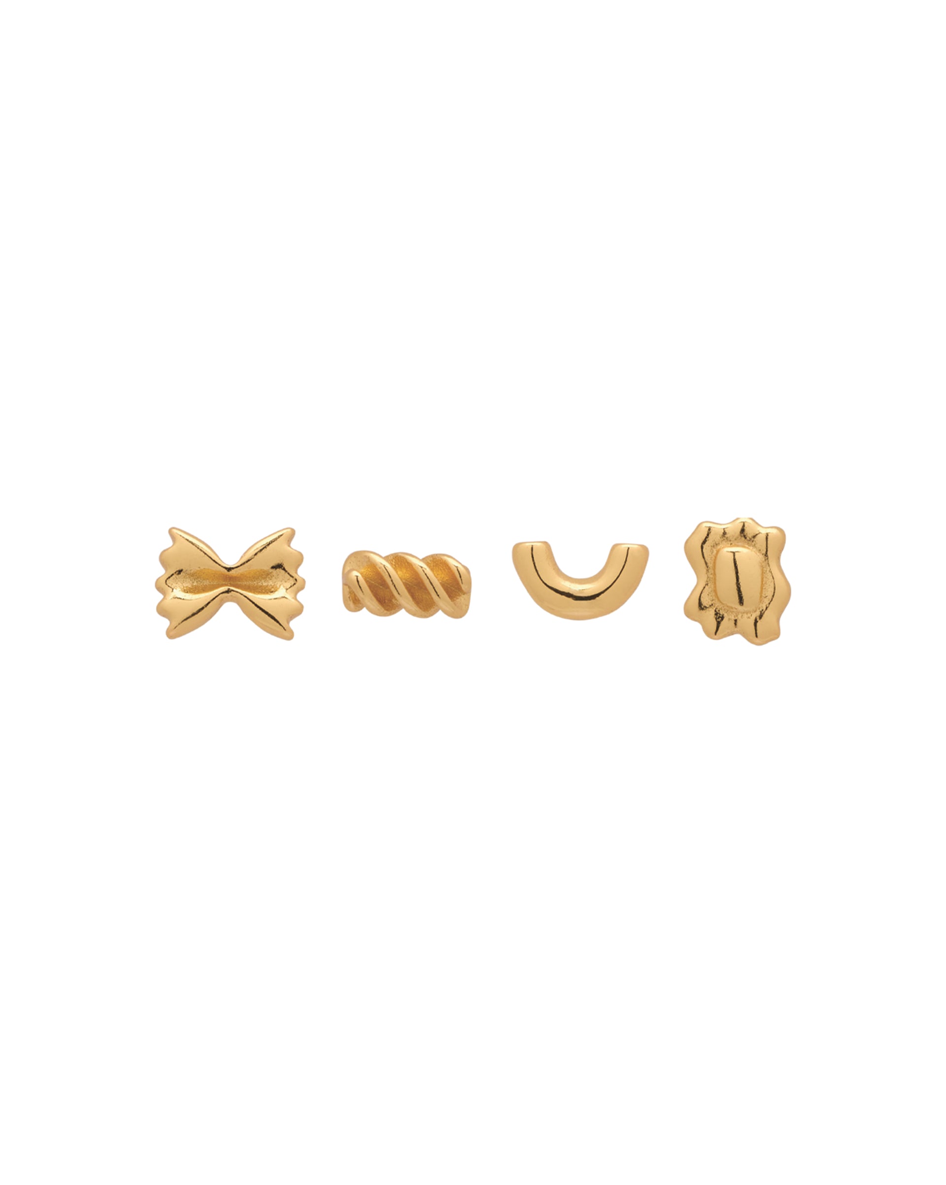 Pasta Shapes Earrings Set