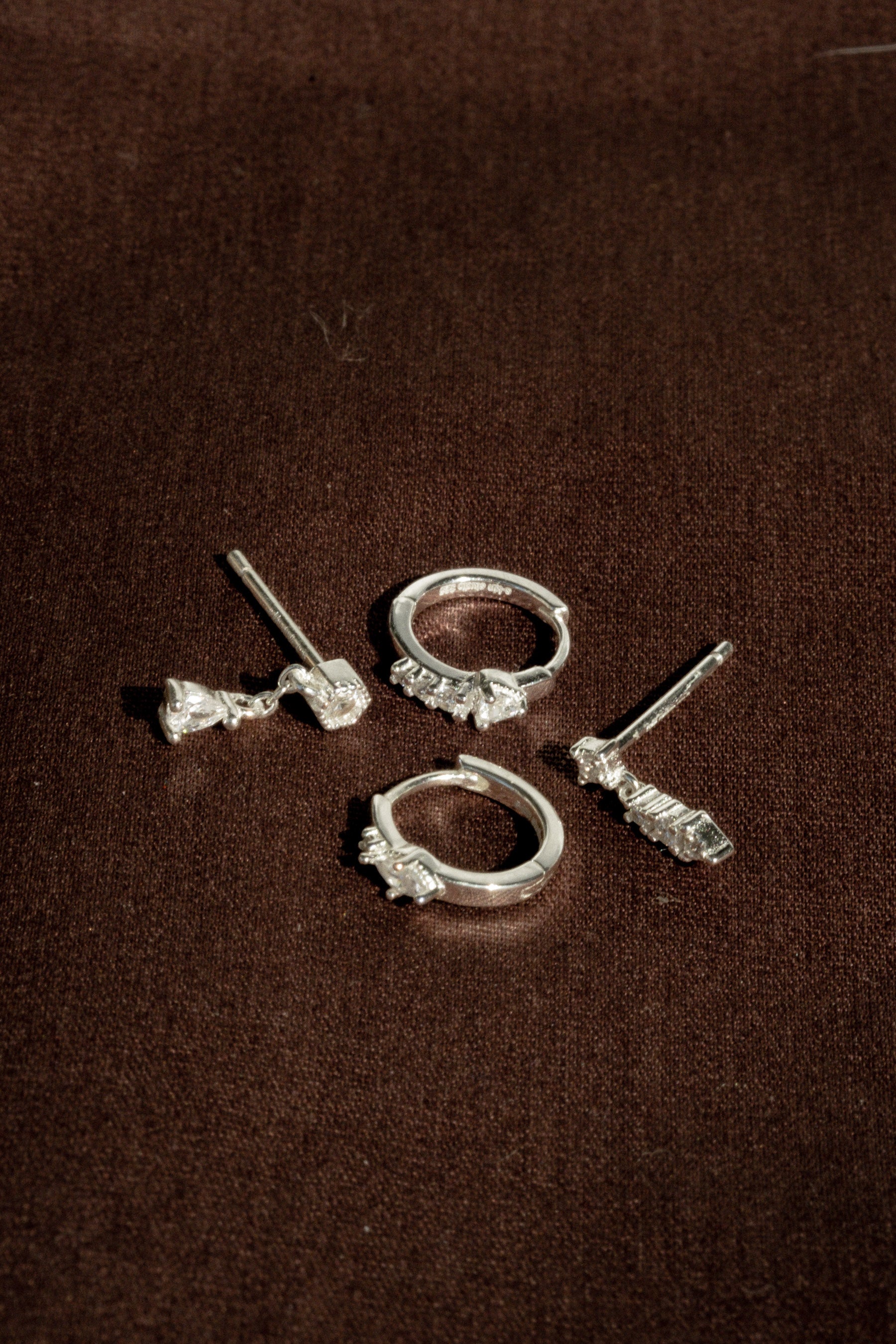 Darcy Vintage Earrings Set - Sterling Silver