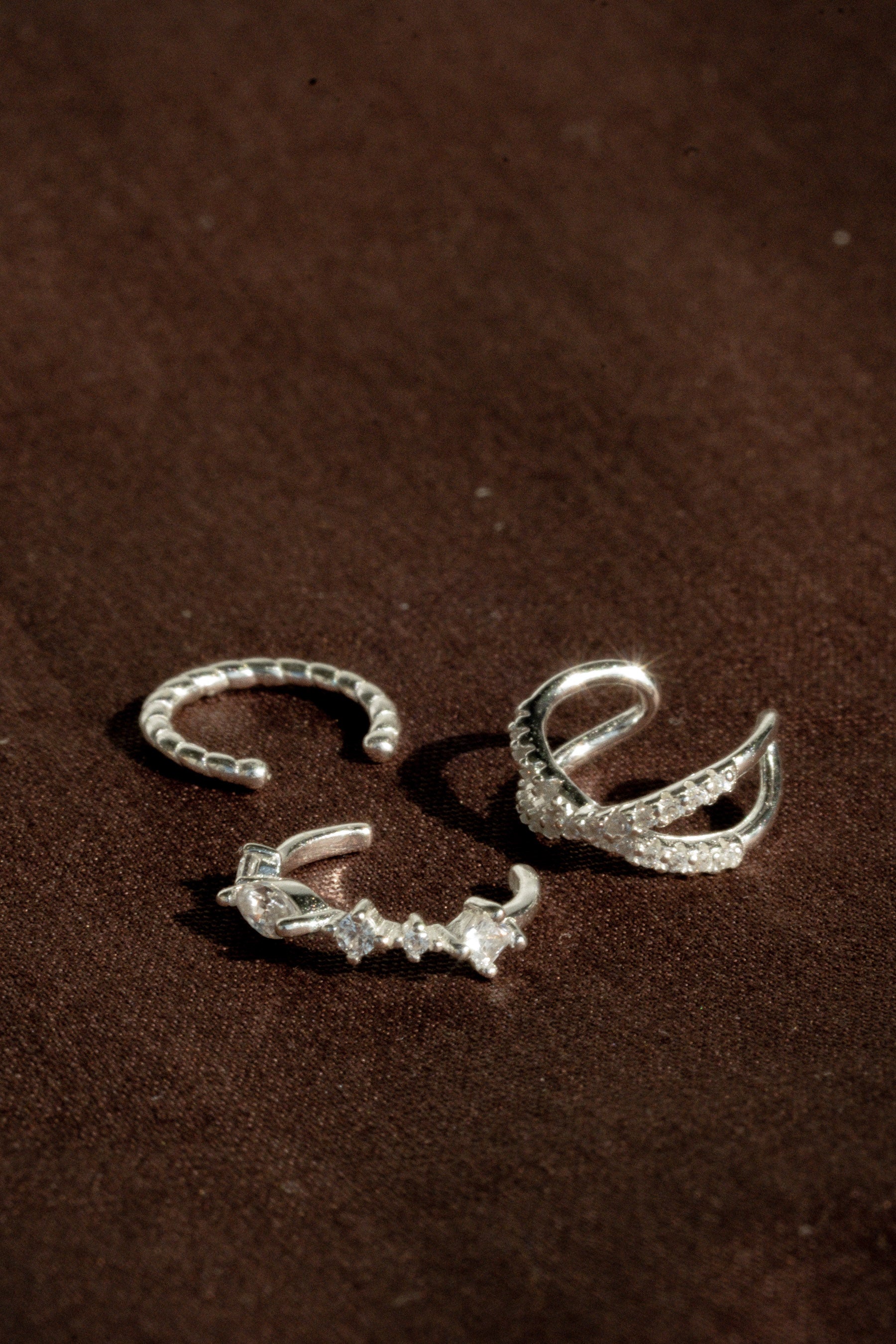 Marjorie Ear Cuffs Set - Sterling Silver