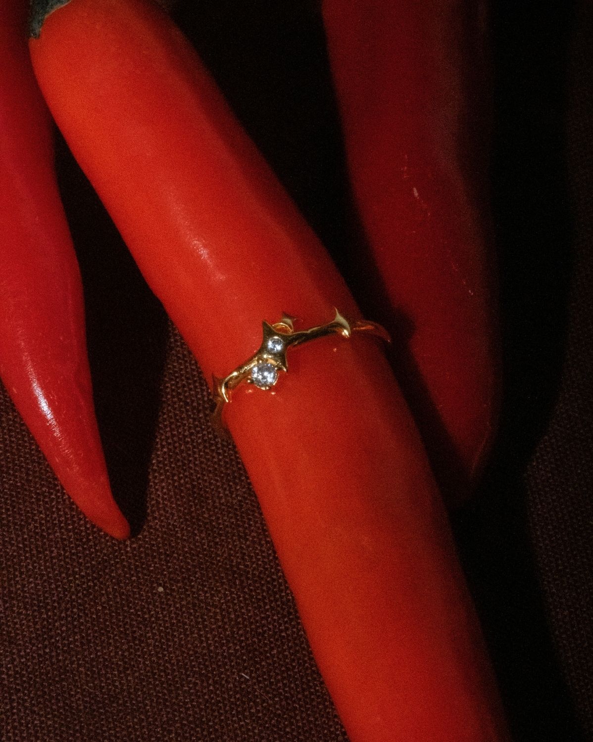 Solid Gold Elira Sparkle Ring