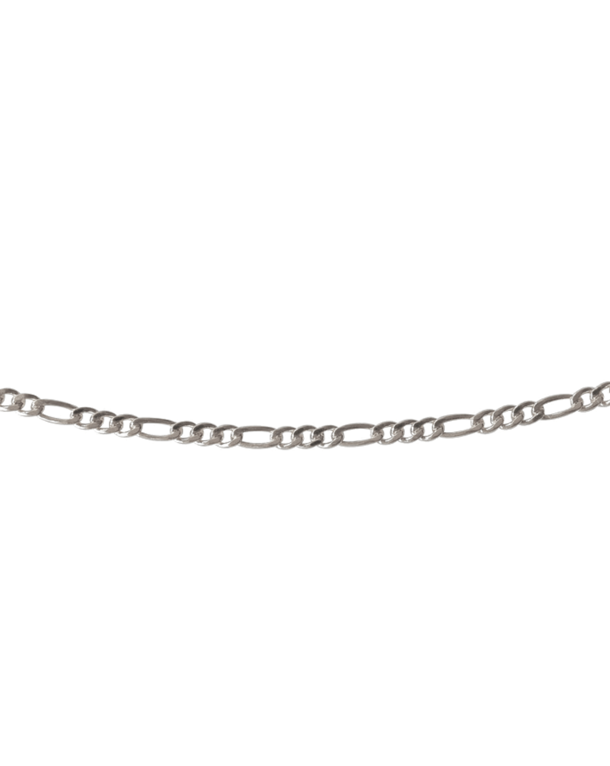 Figaro Chain Necklace - Sterling Sliver