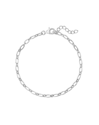 Figaro Charm Bracelet - Sterling Silver