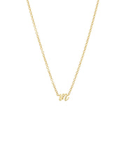 Custom Cursive Initial Necklace (up to 7 letters)