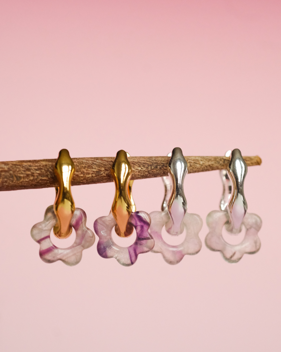 Rina Hoops - Sterling Silver