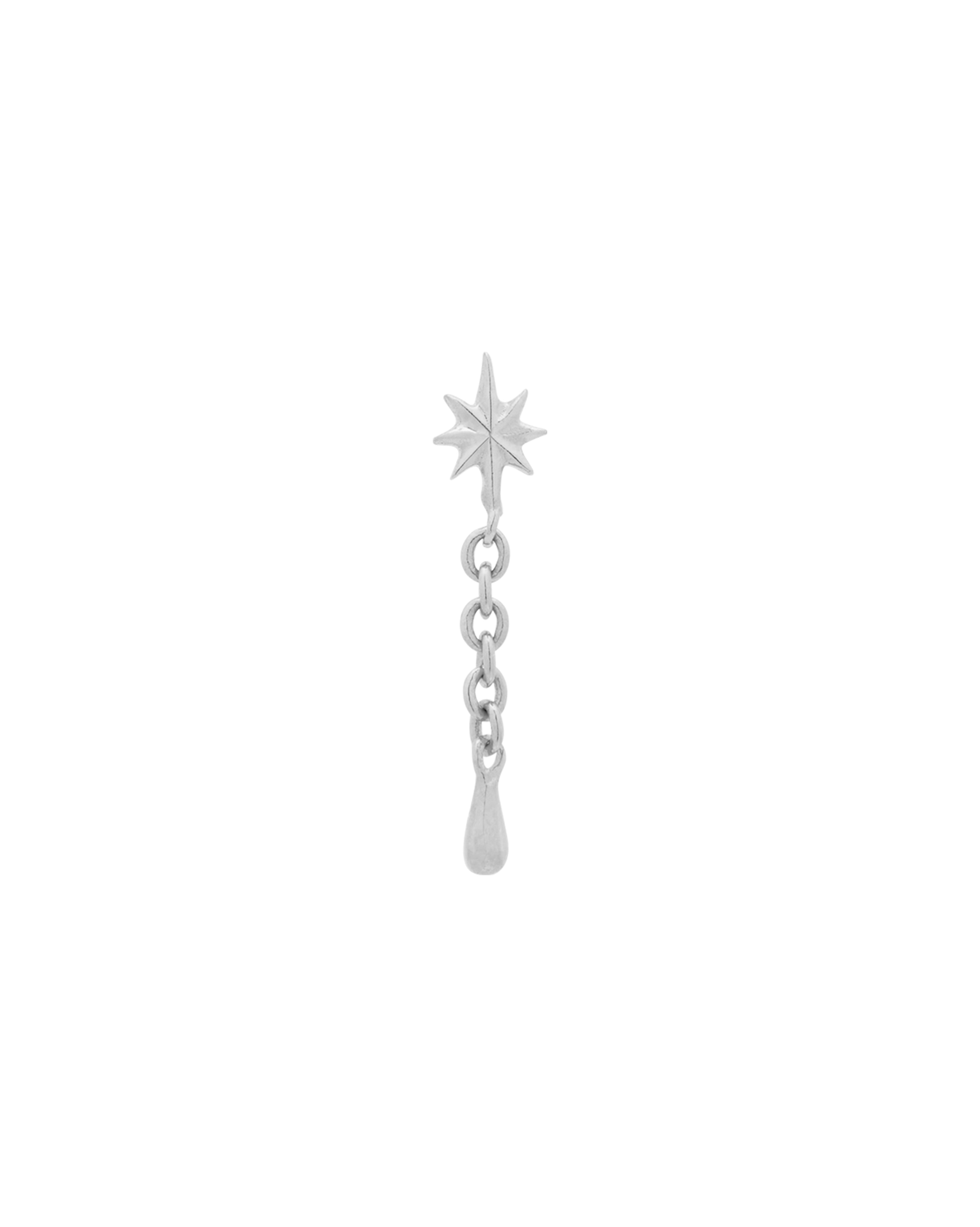 Hoshi Starburst Chain Stud - Sterling Silver