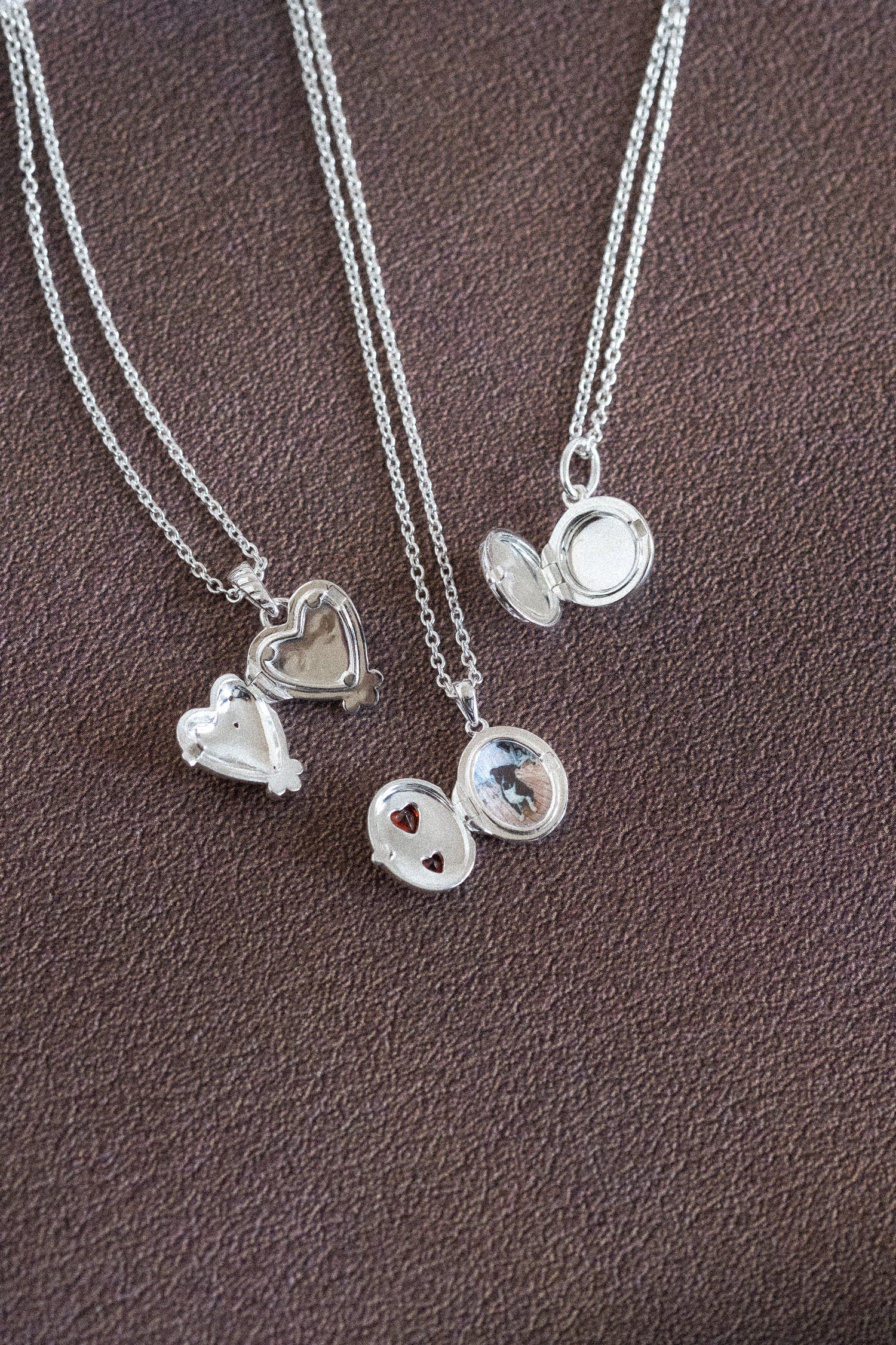 Love Heart Engravable Locket Necklace - Sterling Silver