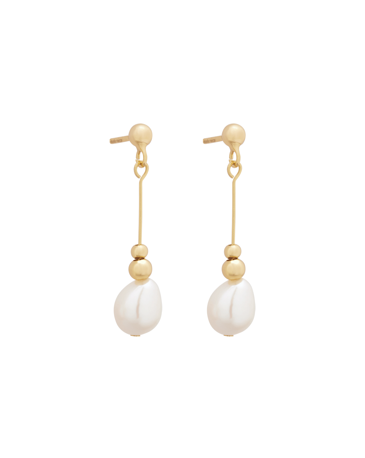 Meghan Pearl Dangle Earrings