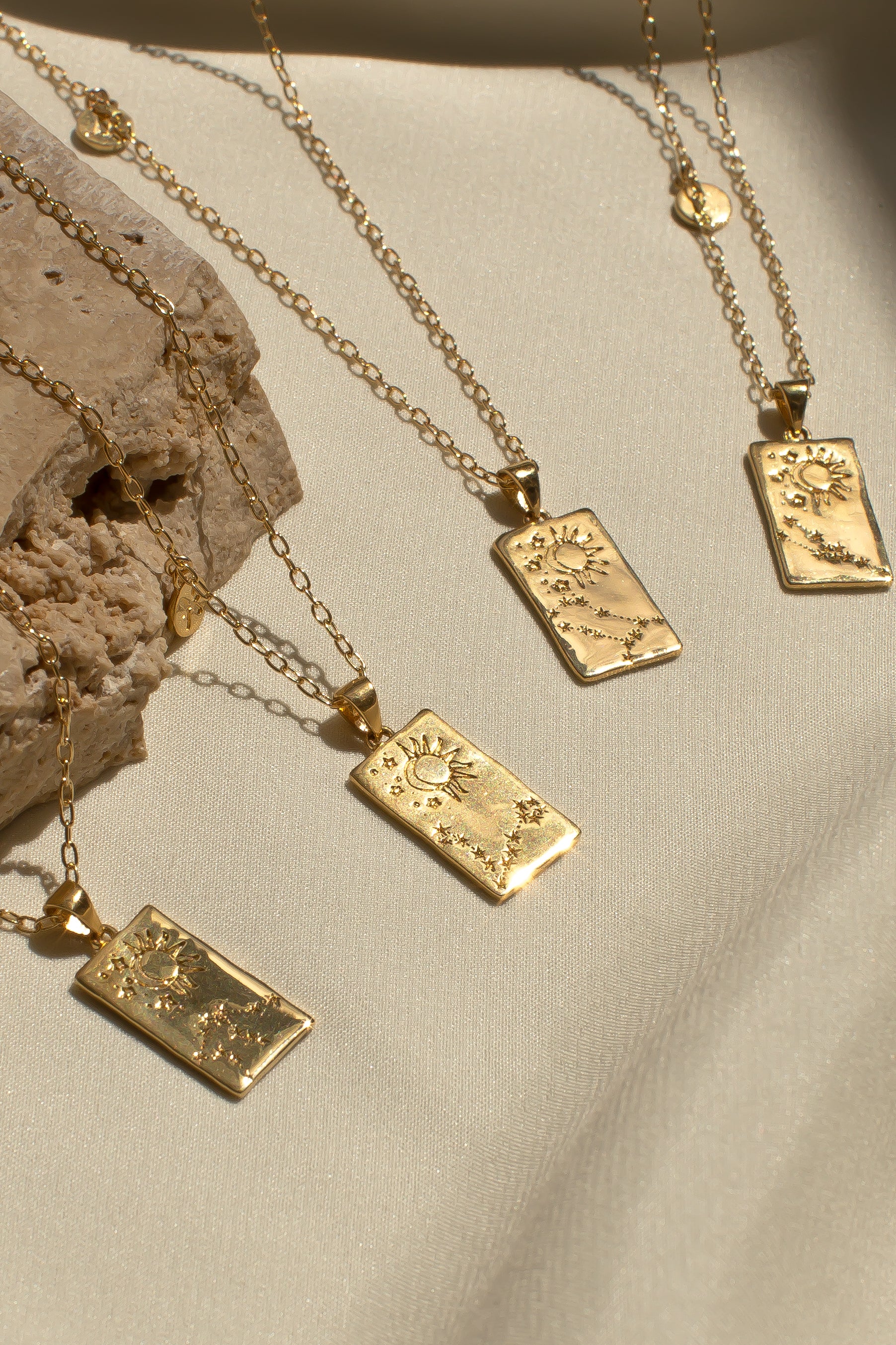 Solid Gold Custom Zodiac Necklace