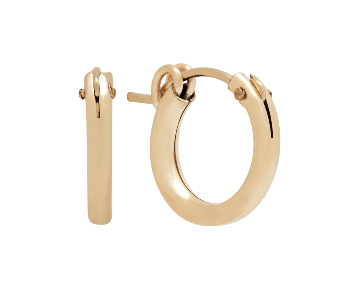 Gold hoops medium deals