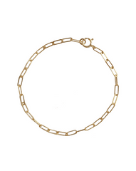 Paperclip Chain Necklace 14k Gold Filled S kin Studio Jewelry