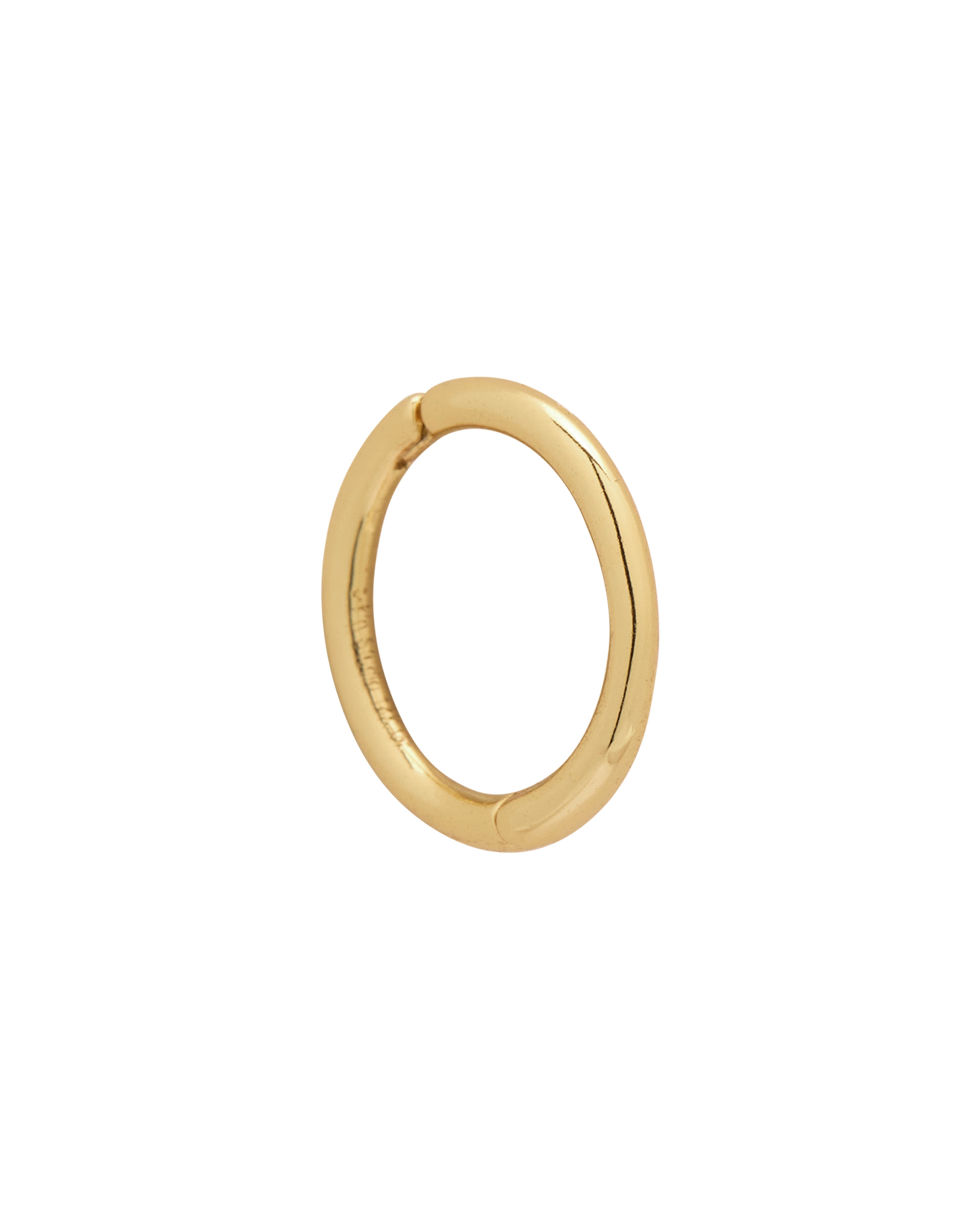 14K Solid Gold Infinite Seamless Hoop